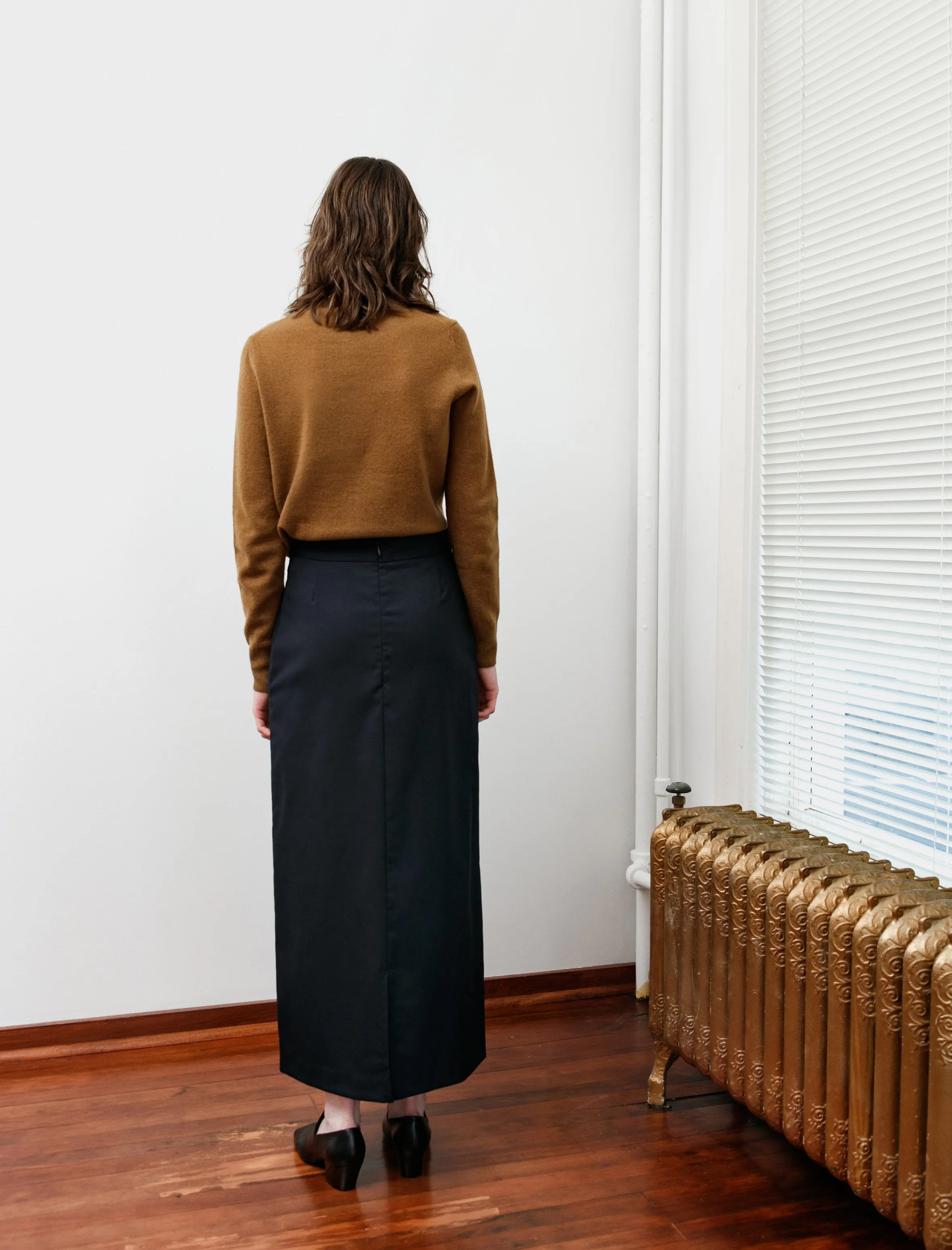 Double Layer Float Skirt Black/Navy sold by SHOP NEIGHBOR product image thumbnail 4