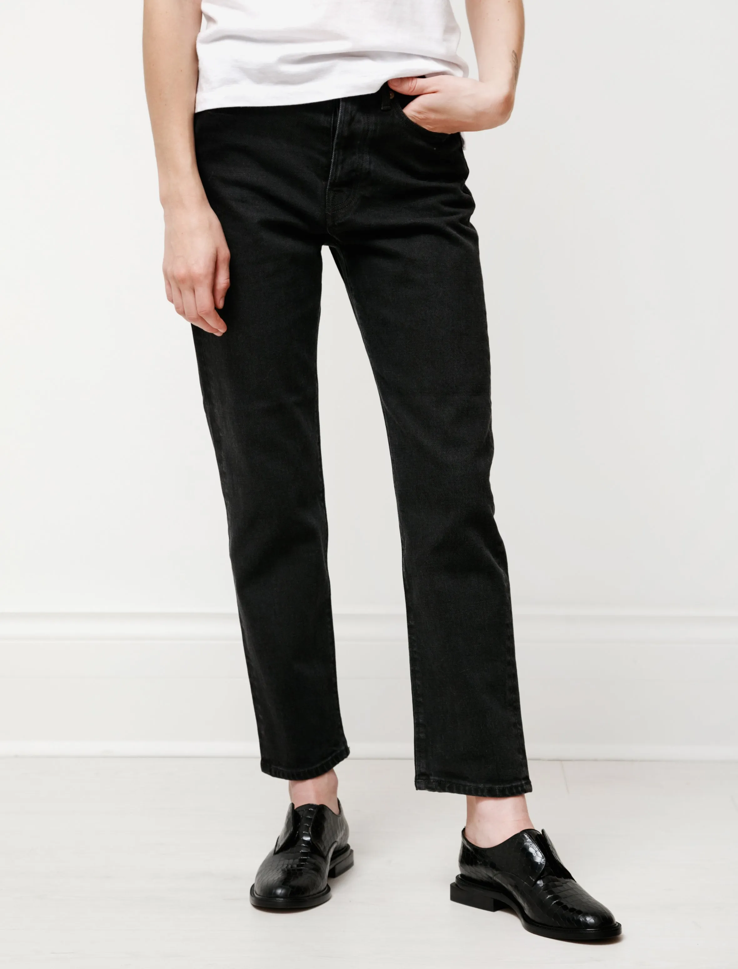 EW004 Super High Straight Stay Black sold by SHOP NEIGHBOR product image thumbnail 2