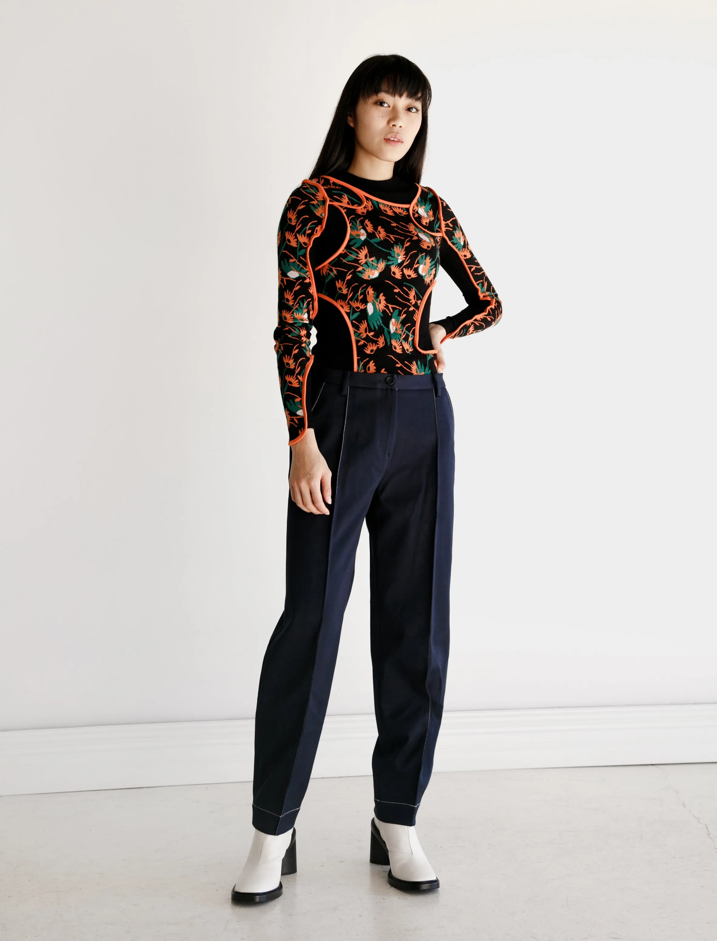 Pivot Trouser Navy sold by SHOP NEIGHBOR
