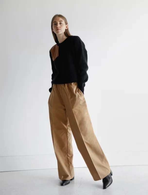 Large Pyjama Pants Camel sold by SHOP NEIGHBOR