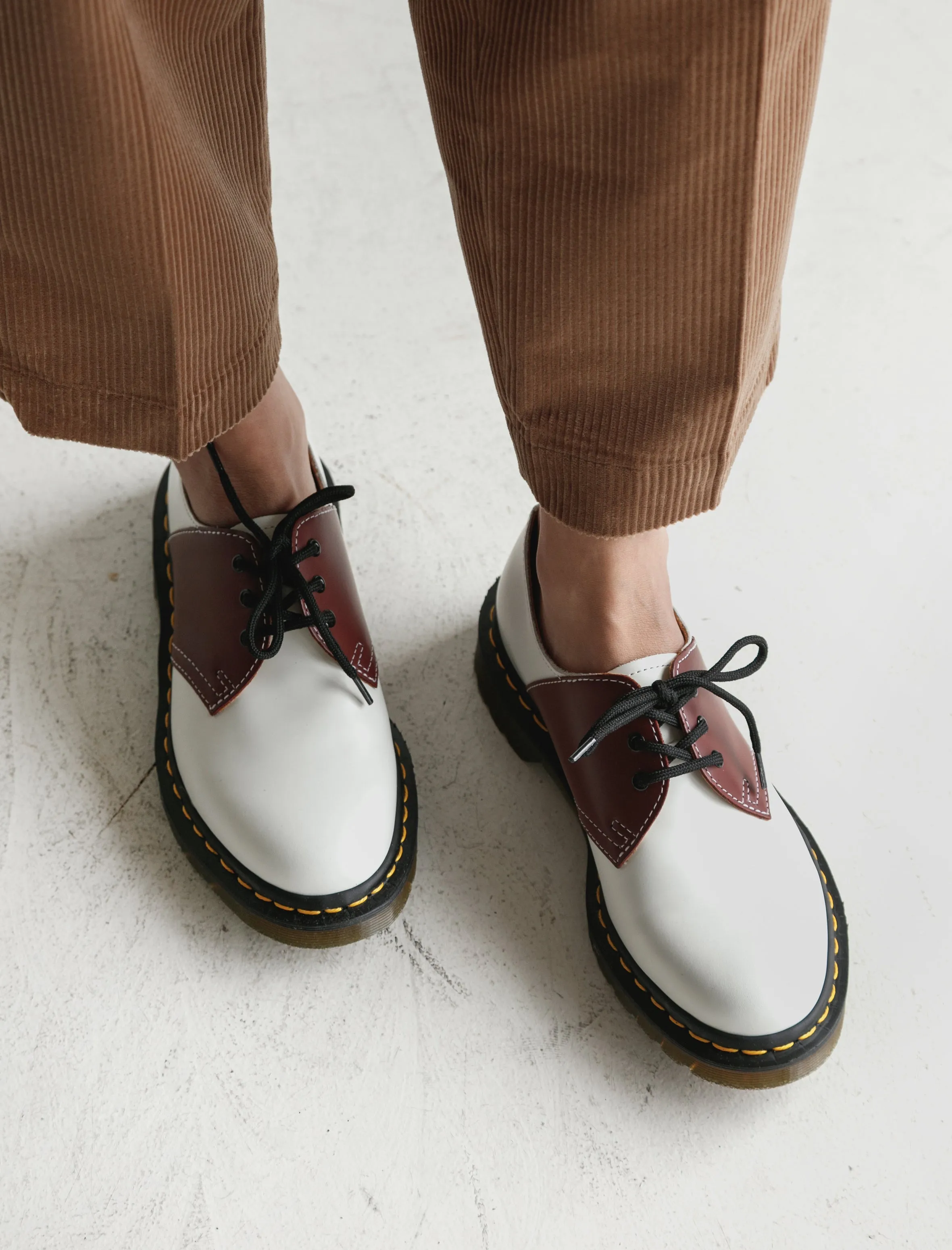 Dr. Martens Mie Saddle Shoe Cherry/White sold by SHOP NEIGHBOR product image thumbnail 3