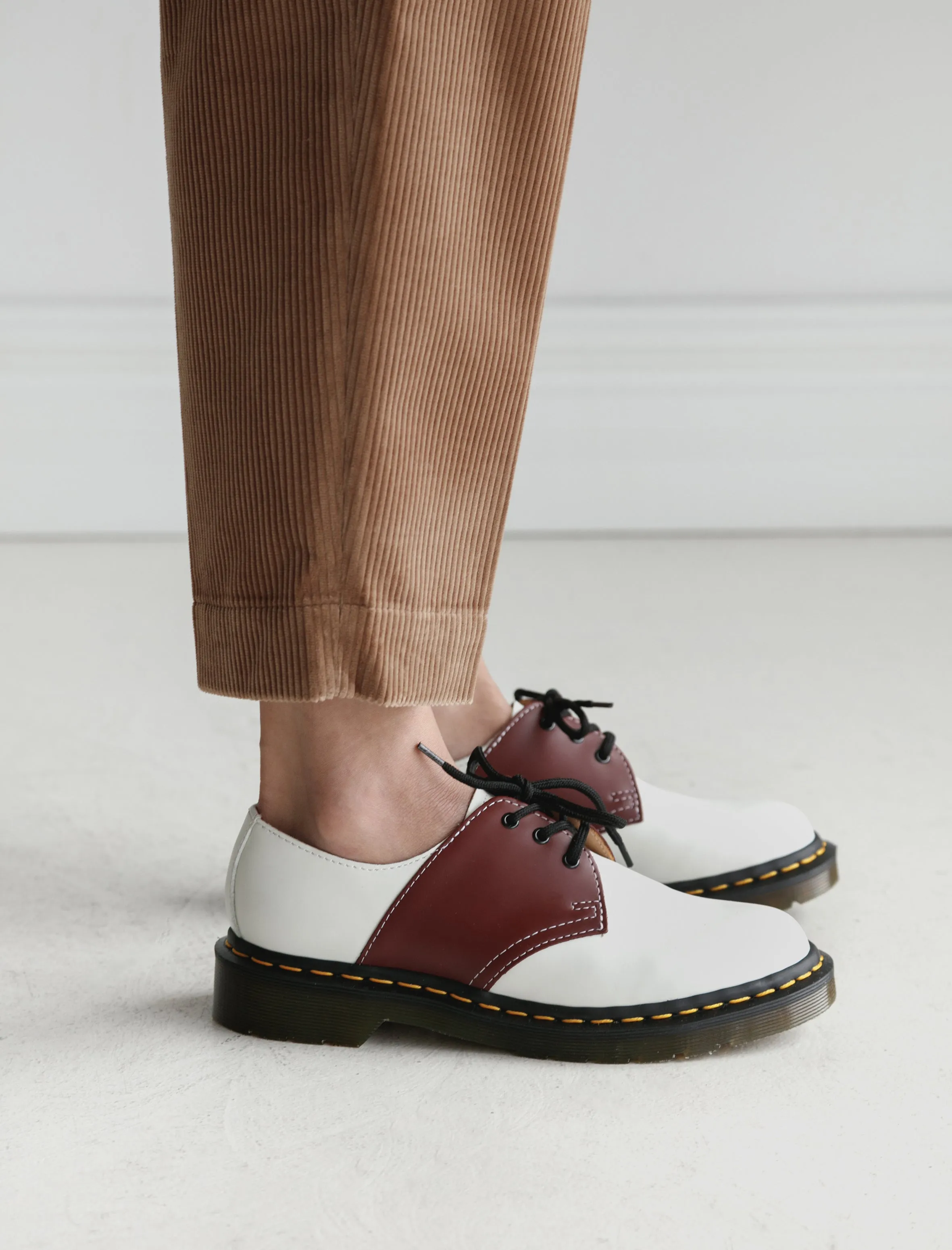 Dr. Martens Mie Saddle Shoe Cherry/White sold by SHOP NEIGHBOR product image thumbnail 2