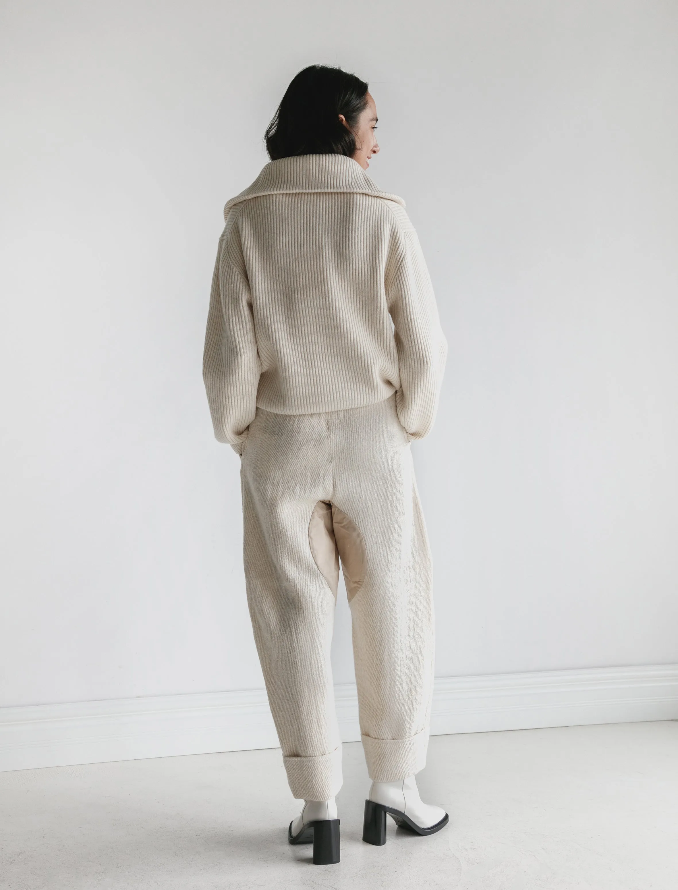 Pannia Twill Pants Ecru sold by SHOP NEIGHBOR product image thumbnail 4