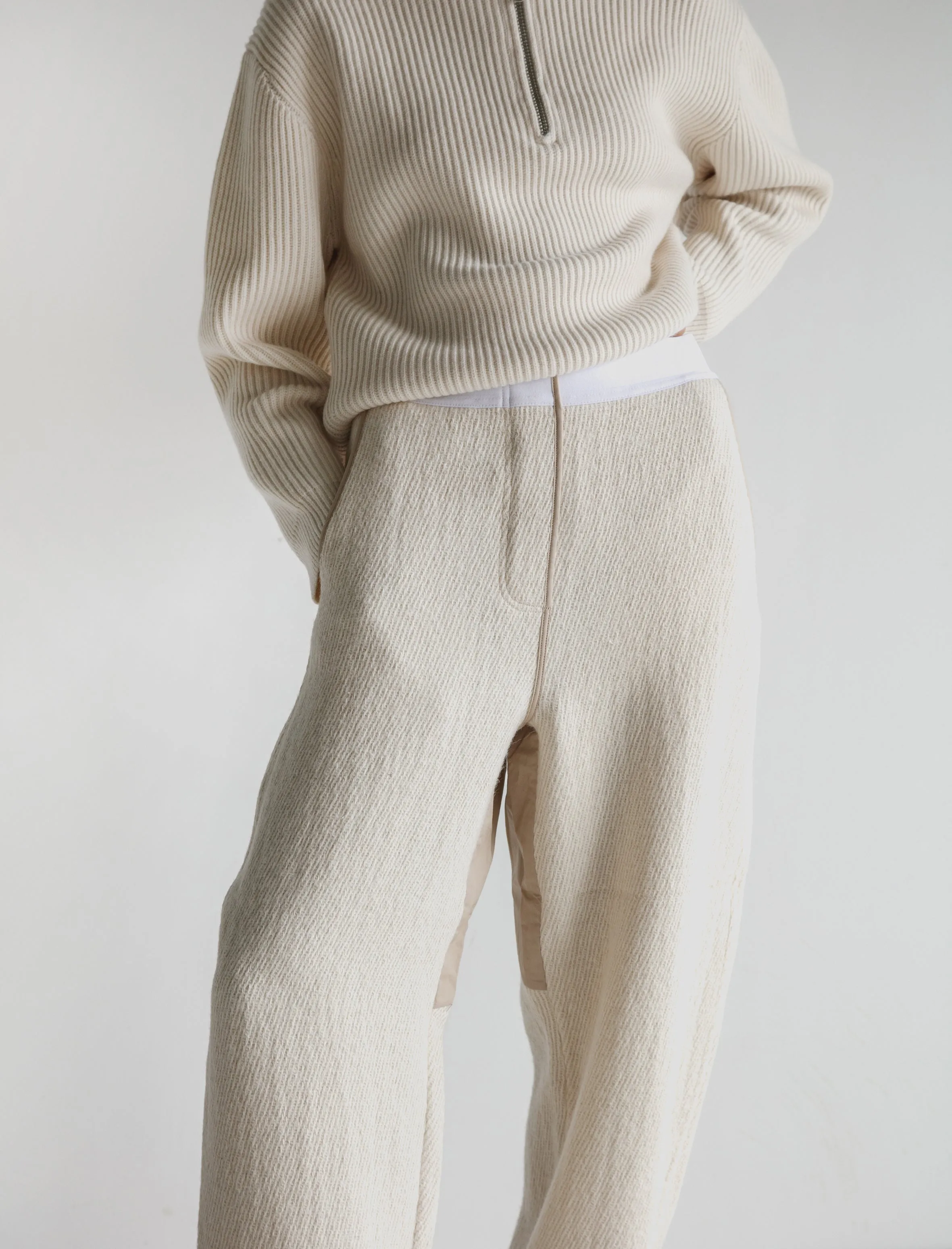 Pannia Twill Pants Ecru sold by SHOP NEIGHBOR product image thumbnail 2