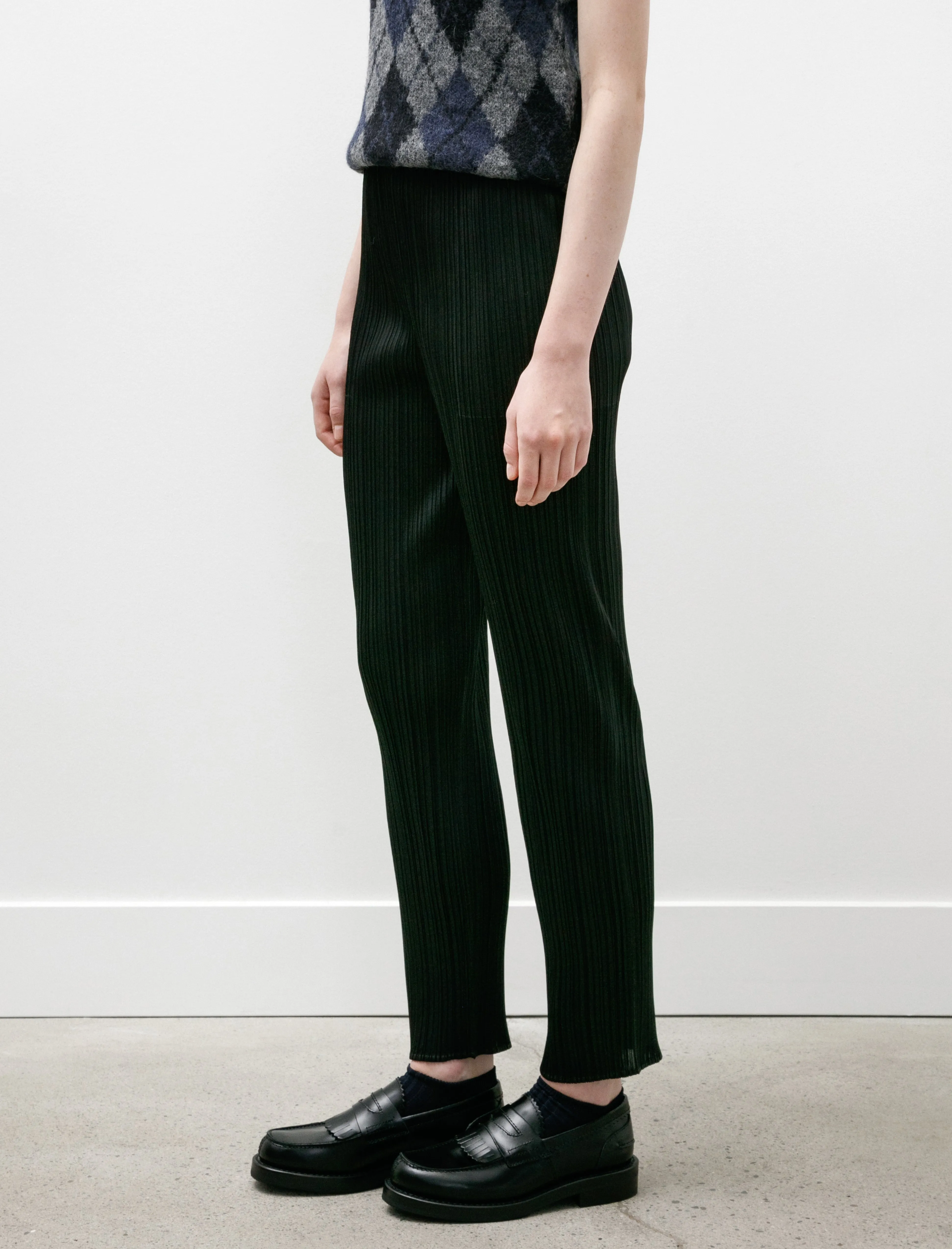 Basics Straight Pants Black sold by SHOP NEIGHBOR product image thumbnail 3
