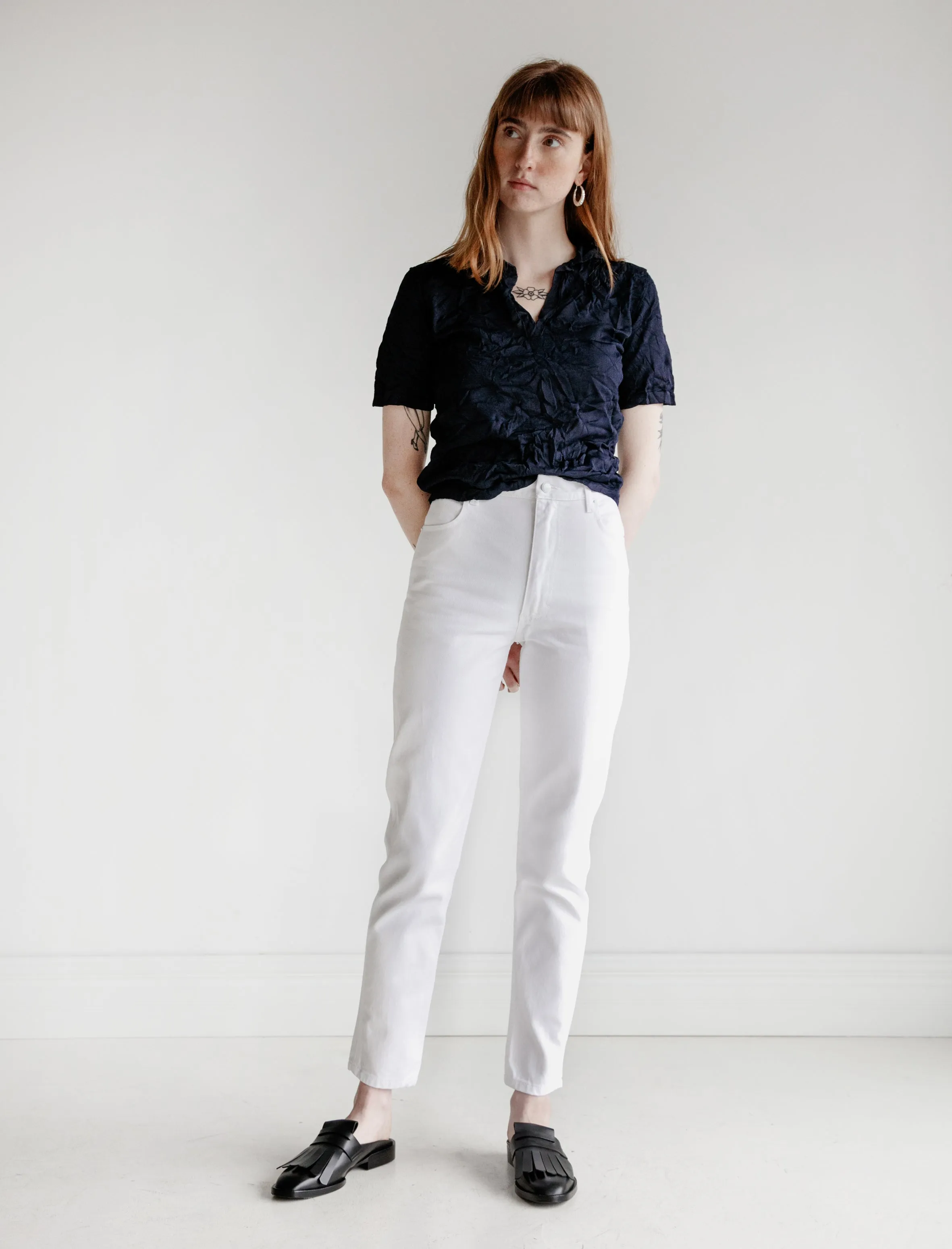 Classic EL Jeans White sold by SHOP NEIGHBOR product image thumbnail 2