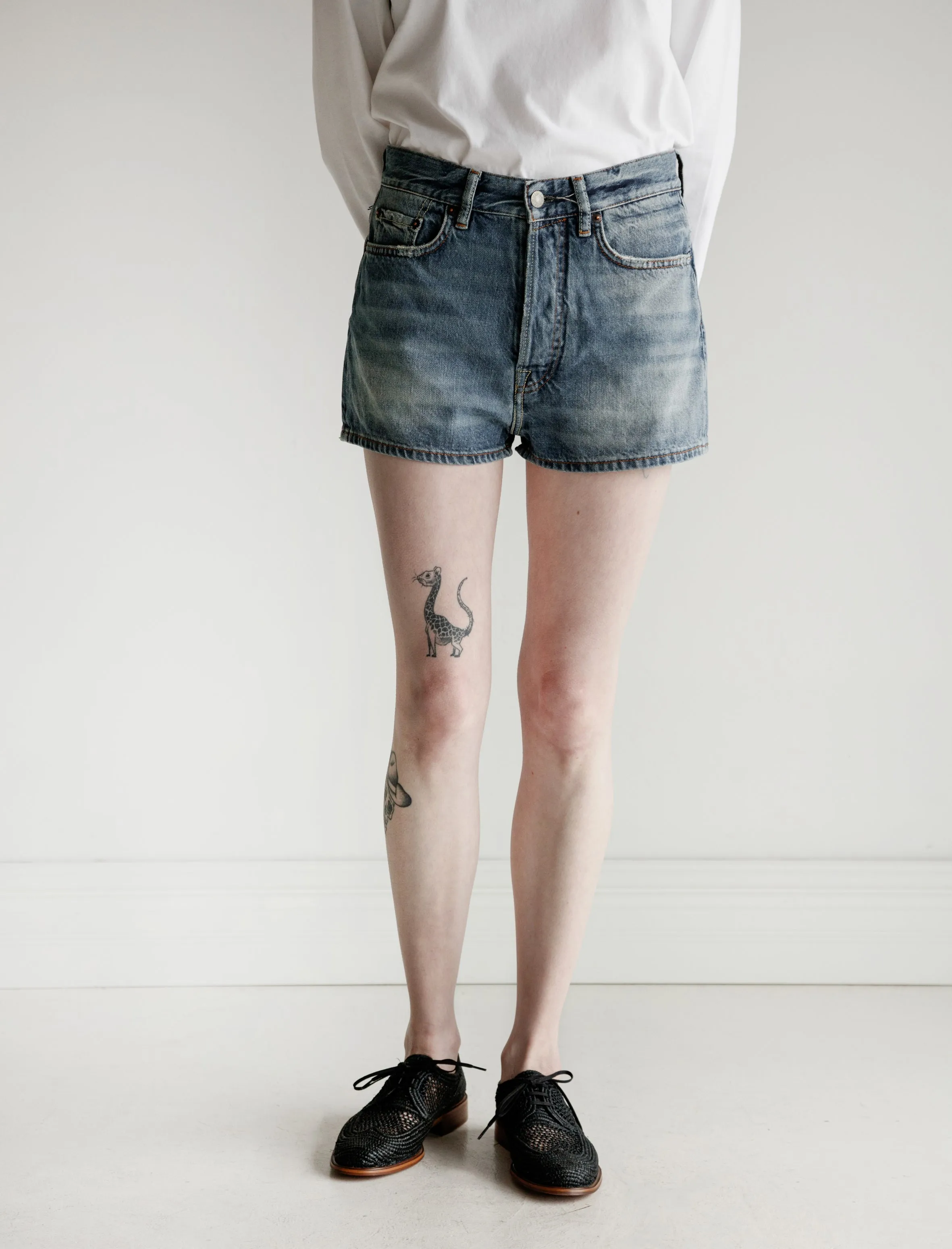 Ren Shorts Mid Blue Trash sold by SHOP NEIGHBOR product image thumbnail 3
