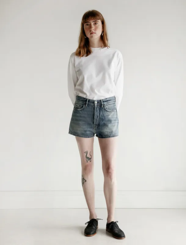 Ren Shorts Mid Blue Trash sold by SHOP NEIGHBOR