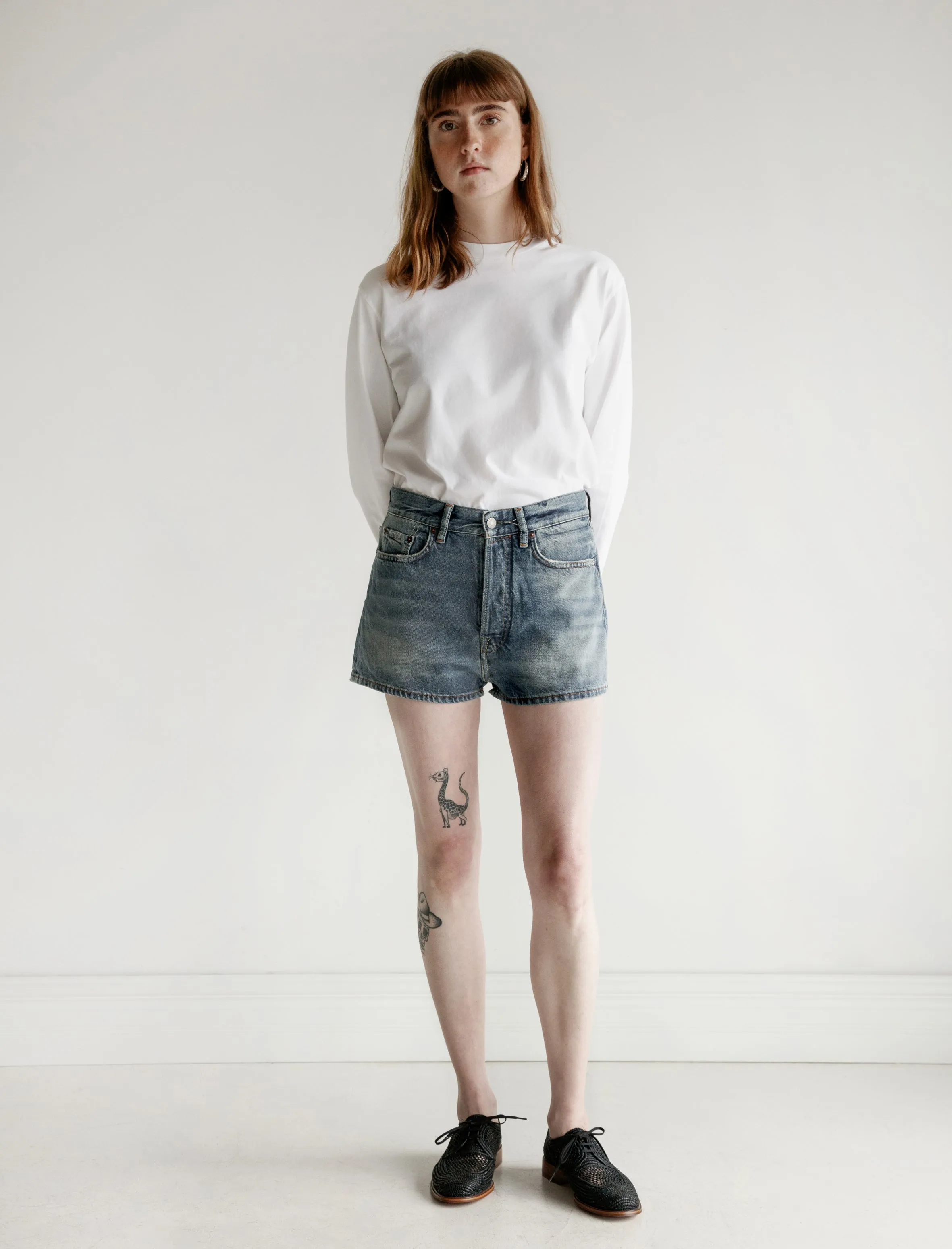 Ren Shorts Mid Blue Trash sold by SHOP NEIGHBOR