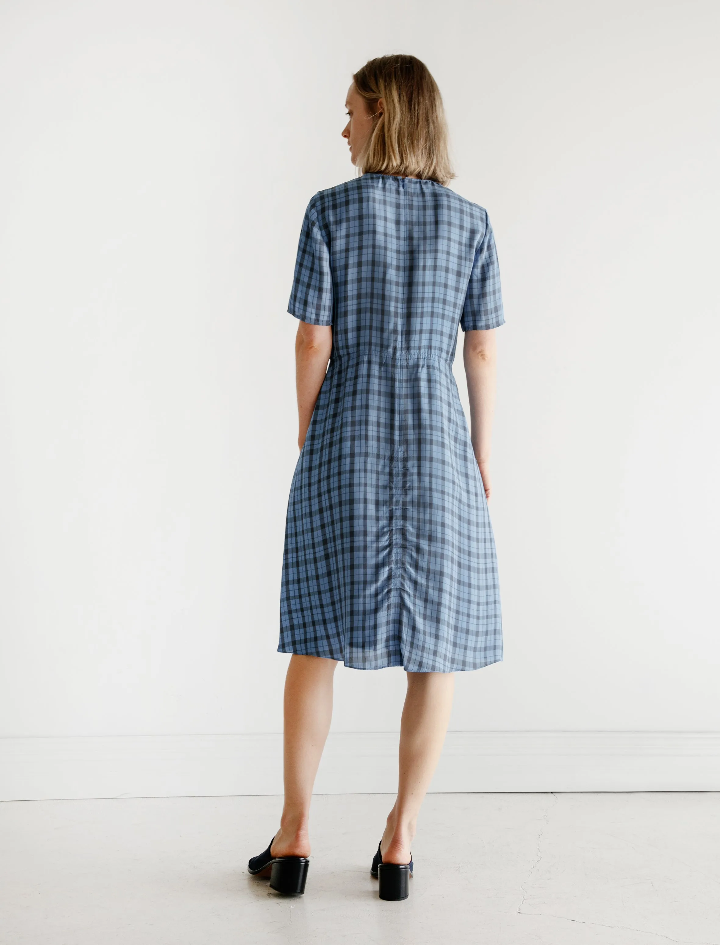 Debby Liquid Check Indigo/Palace Blue sold by SHOP NEIGHBOR product image thumbnail 3