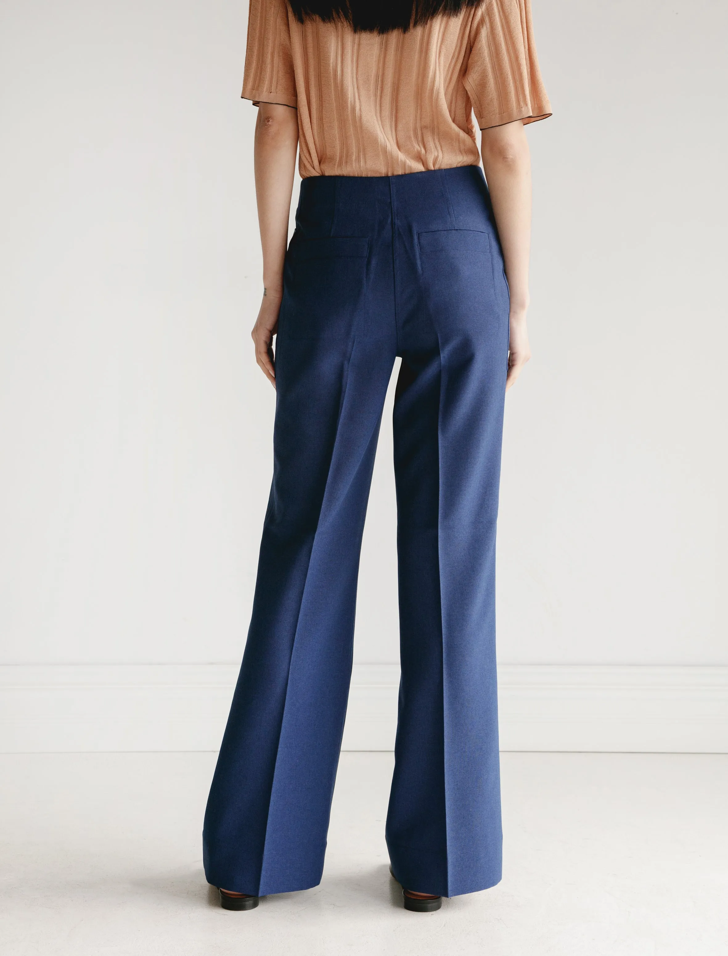 Portia Trousers Workwear Blue sold by SHOP NEIGHBOR product image thumbnail 3