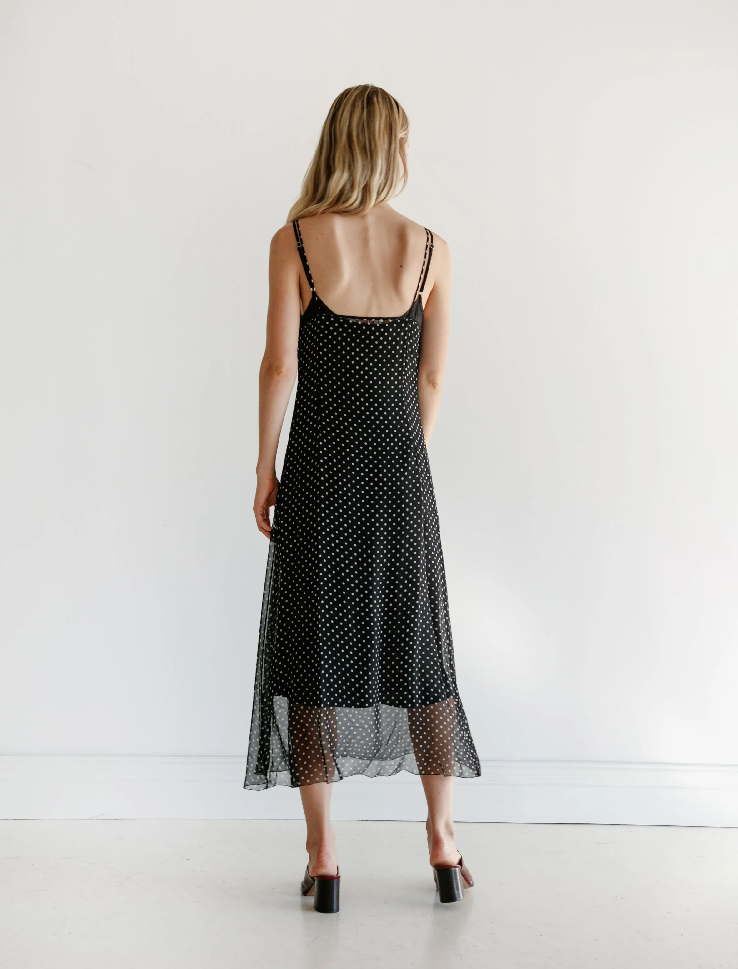Chiffon Dot Slip Dress sold by SHOP NEIGHBOR product image thumbnail 2