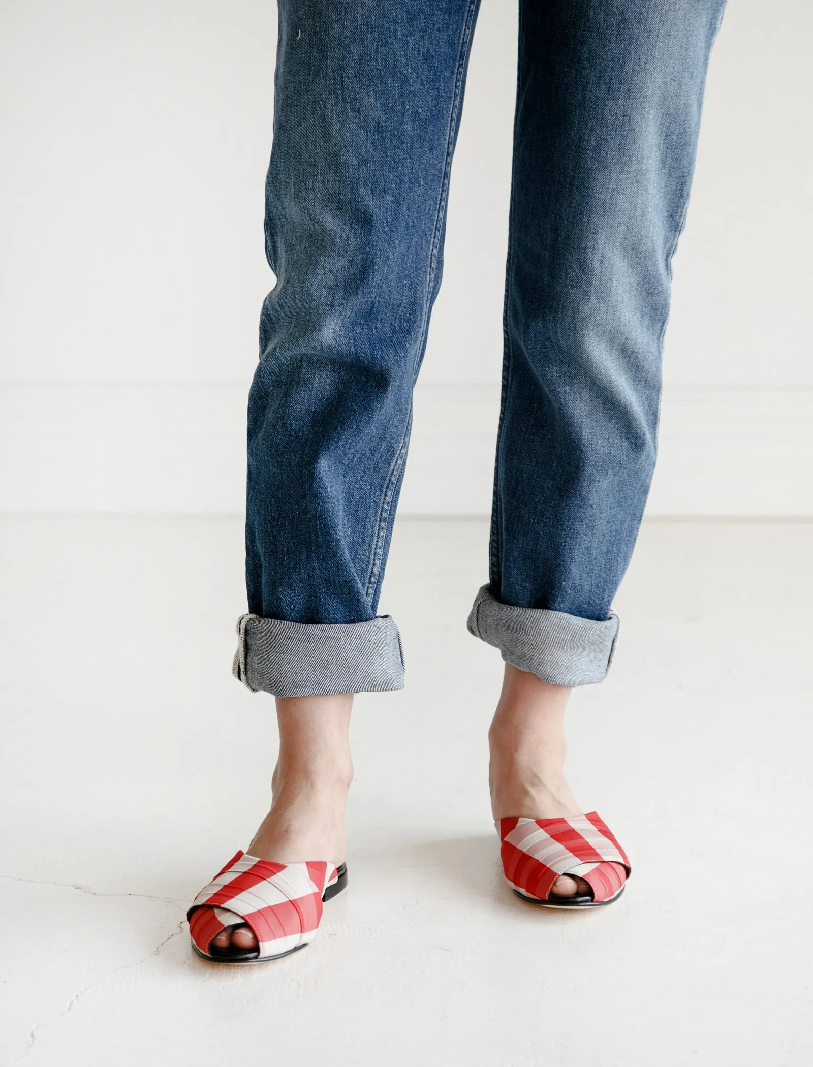 Gingham Pajama Sandal sold by SHOP NEIGHBOR product image thumbnail 2