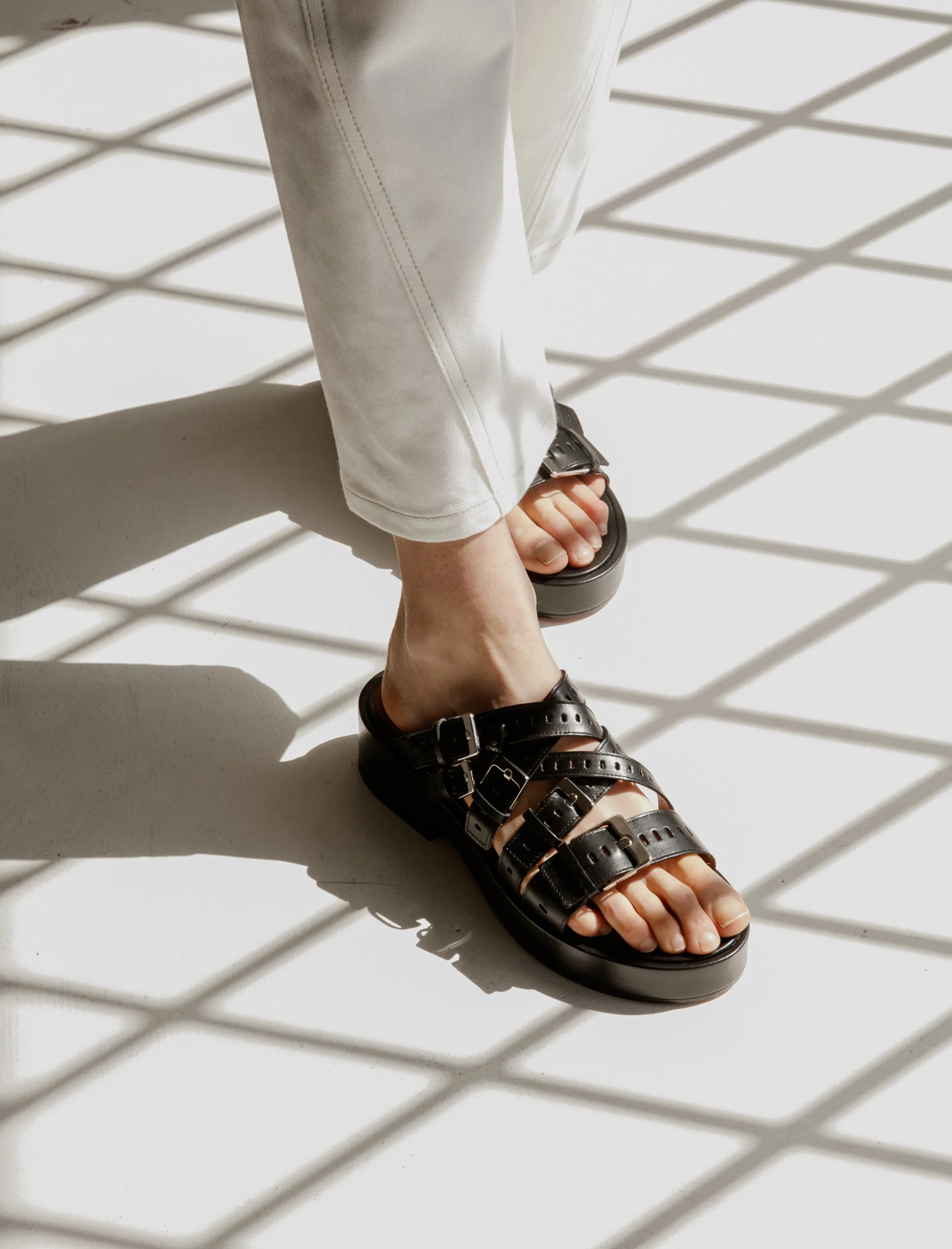 Fantom Buckle Sandal Black sold by SHOP NEIGHBOR product image thumbnail 2