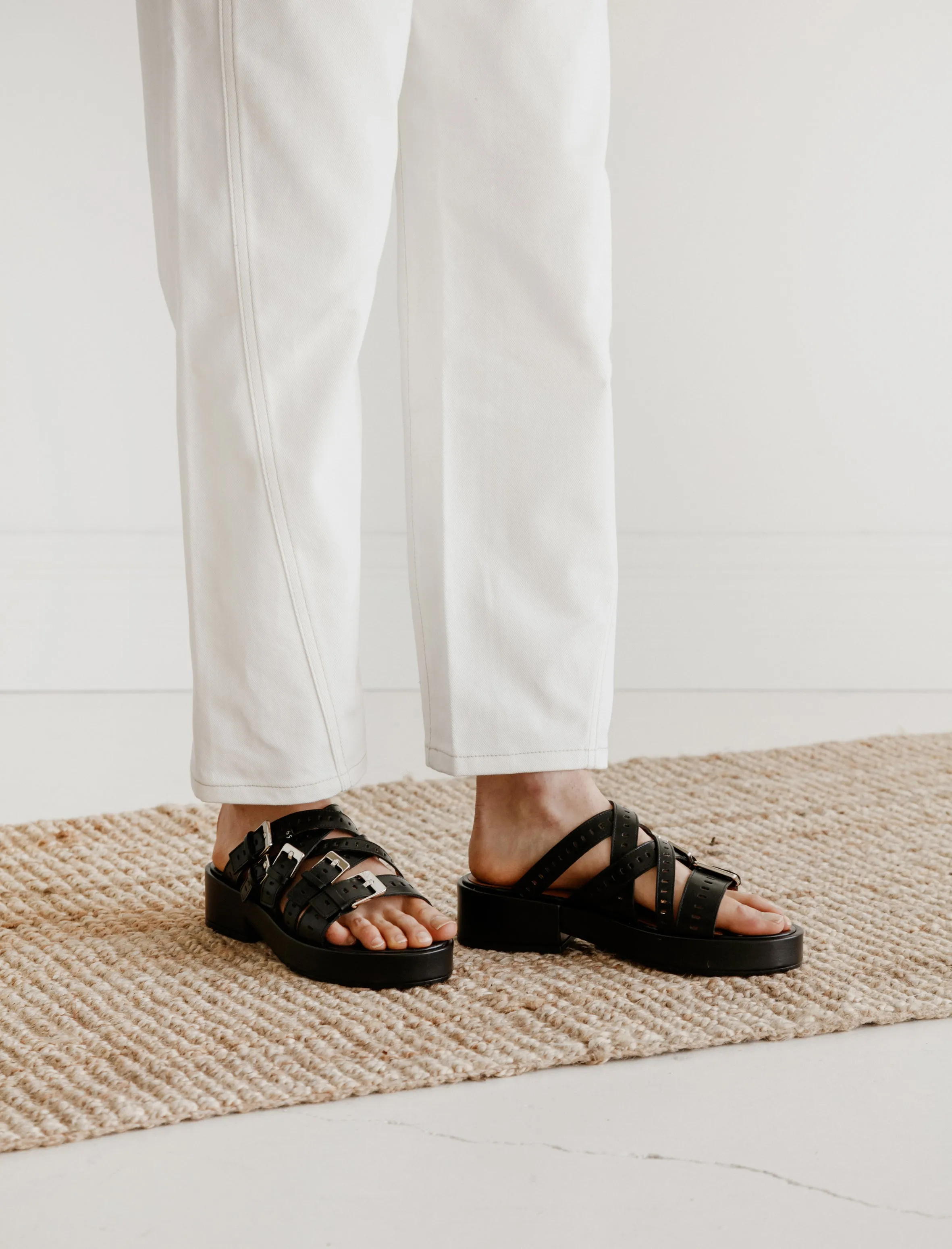 Fantom Buckle Sandal Black sold by SHOP NEIGHBOR product image thumbnail 4