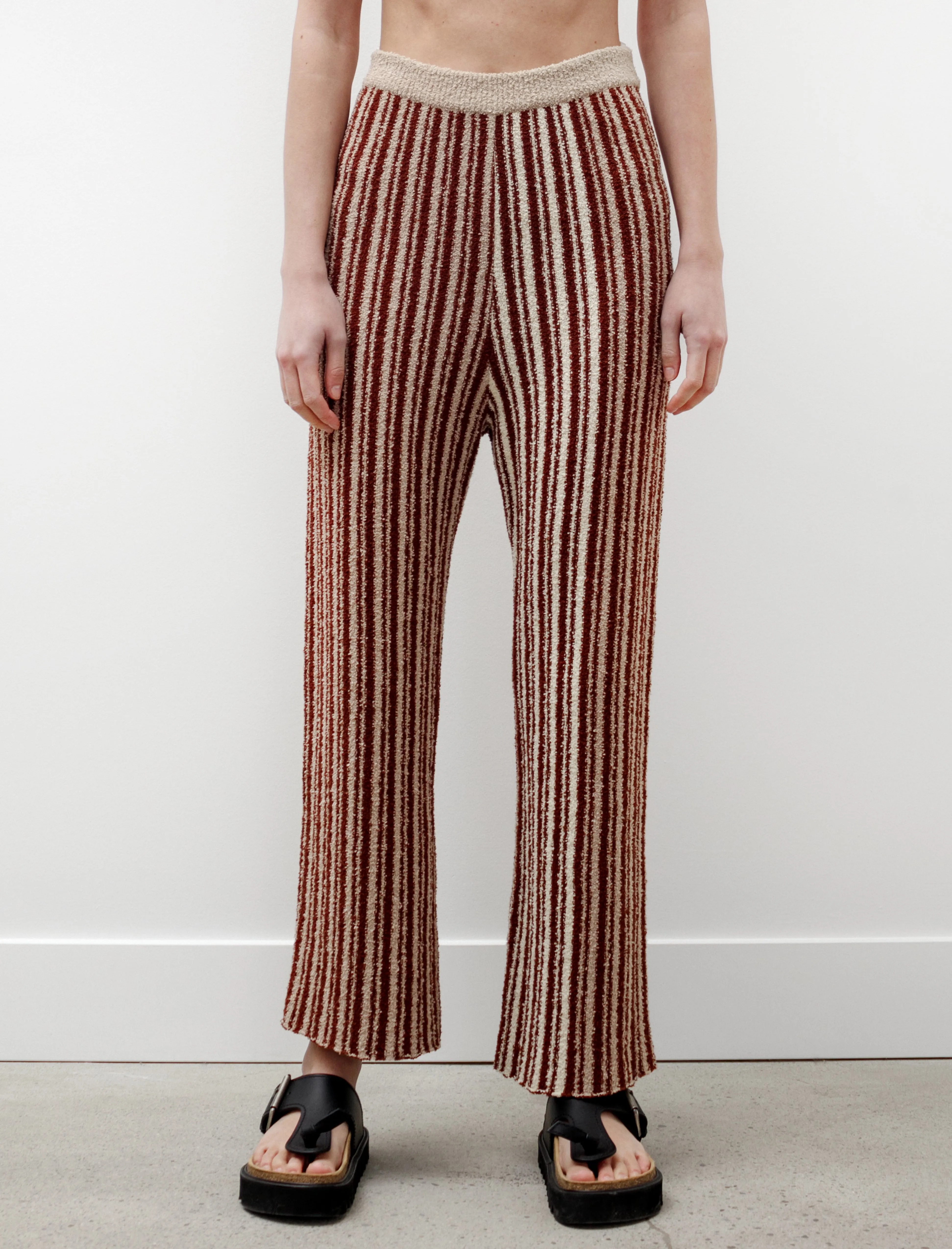 Jordiz Knit Pants Chocolate Stripe sold by SHOP NEIGHBOR