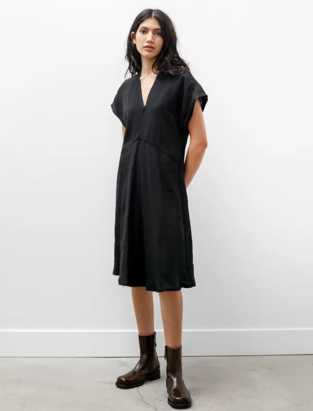 Jessia Raw Linen Black sold by SHOP NEIGHBOR