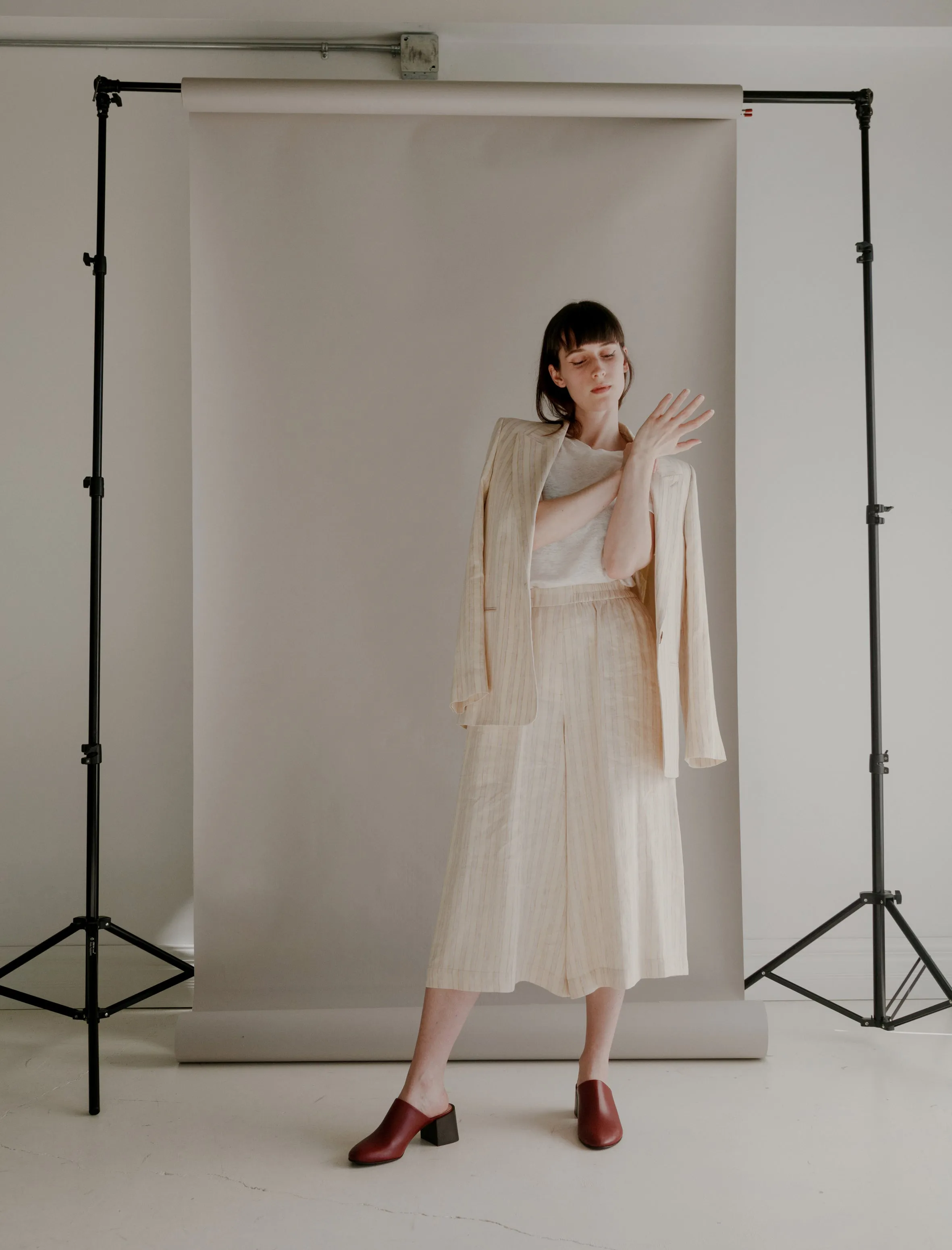 Misela Linen Stripe Natural/Beige sold by SHOP NEIGHBOR product image thumbnail 3