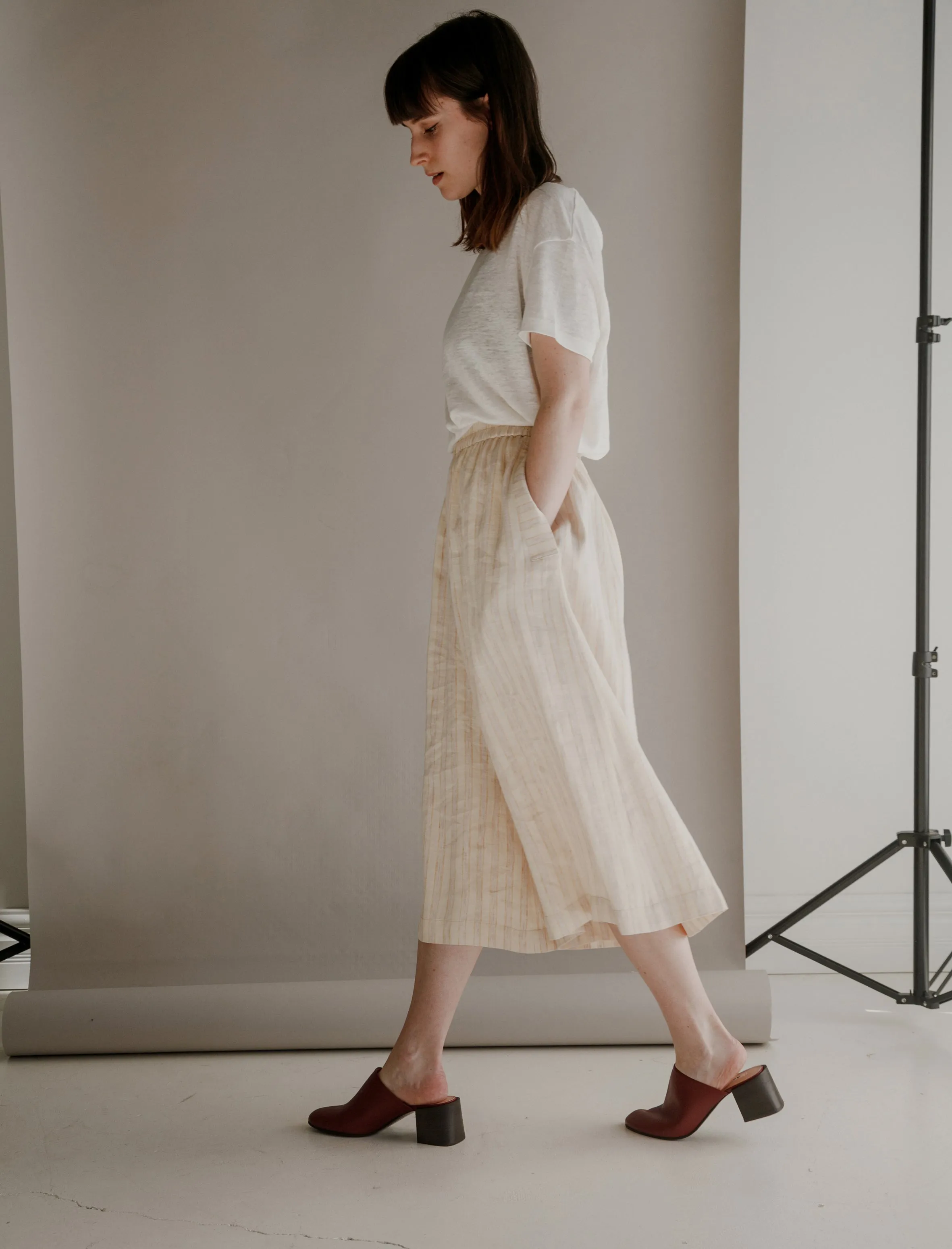 Misela Linen Stripe Natural/Beige sold by SHOP NEIGHBOR