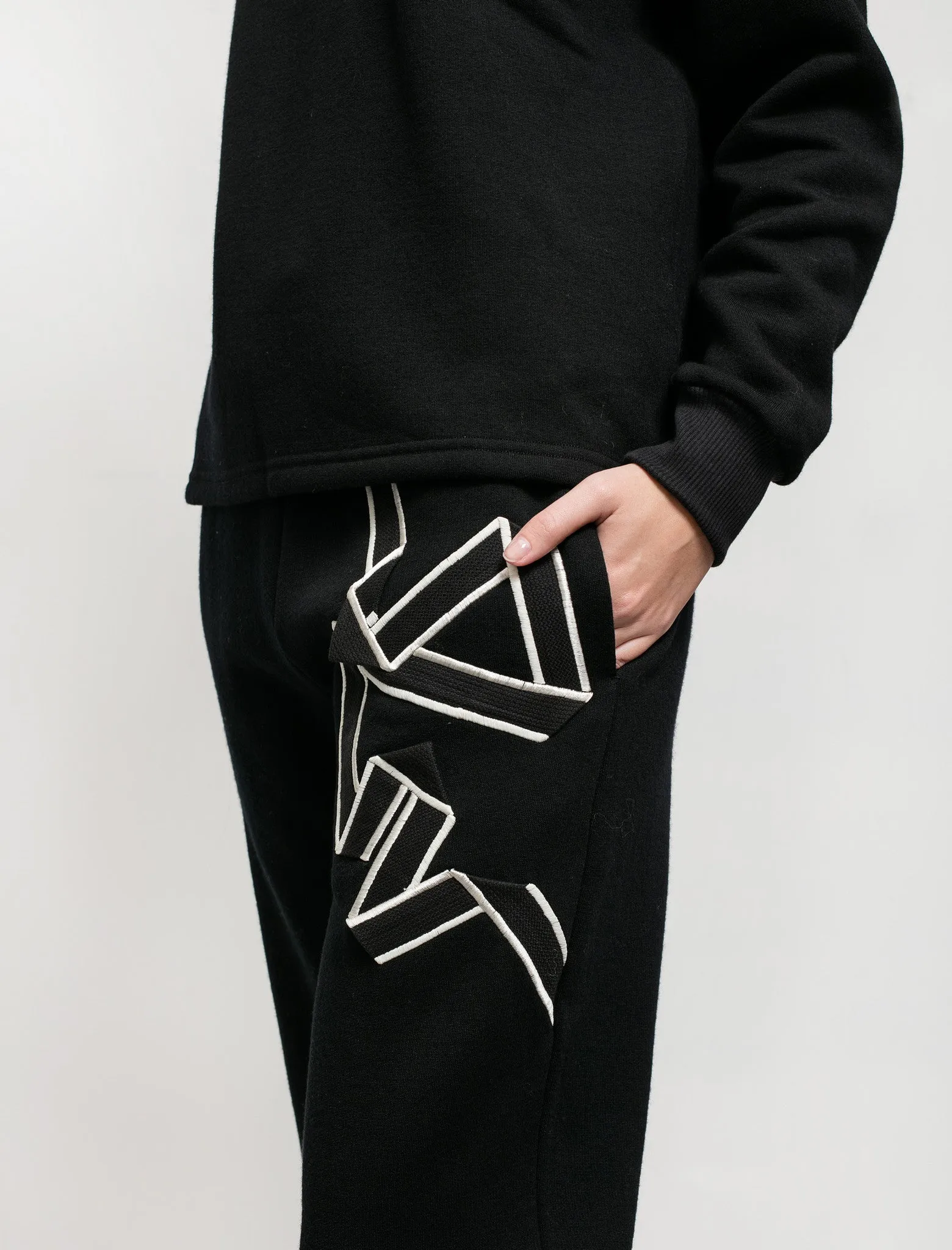 Tape Merino Crewneck Joggers sold by SHOP NEIGHBOR product image thumbnail 3