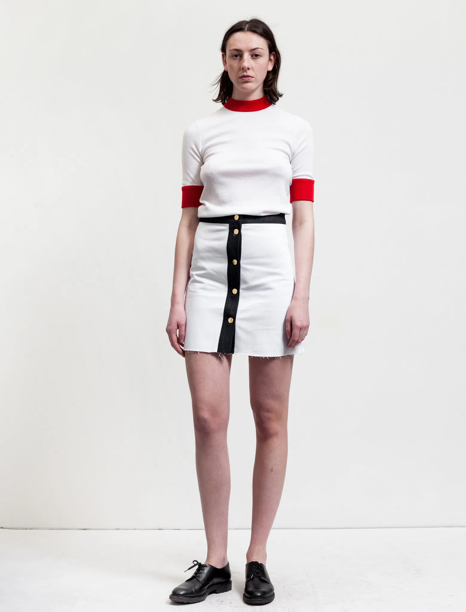 Leona Denim Skirt sold by SHOP NEIGHBOR