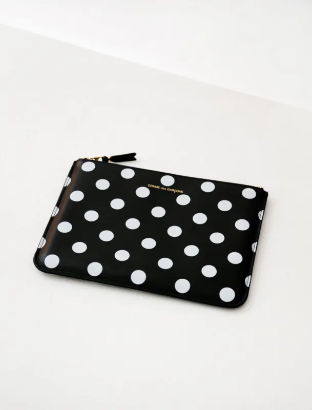Polka Dot Classic Zip Large Wallet - SA5100PD made by SHOP NEIGHBOR