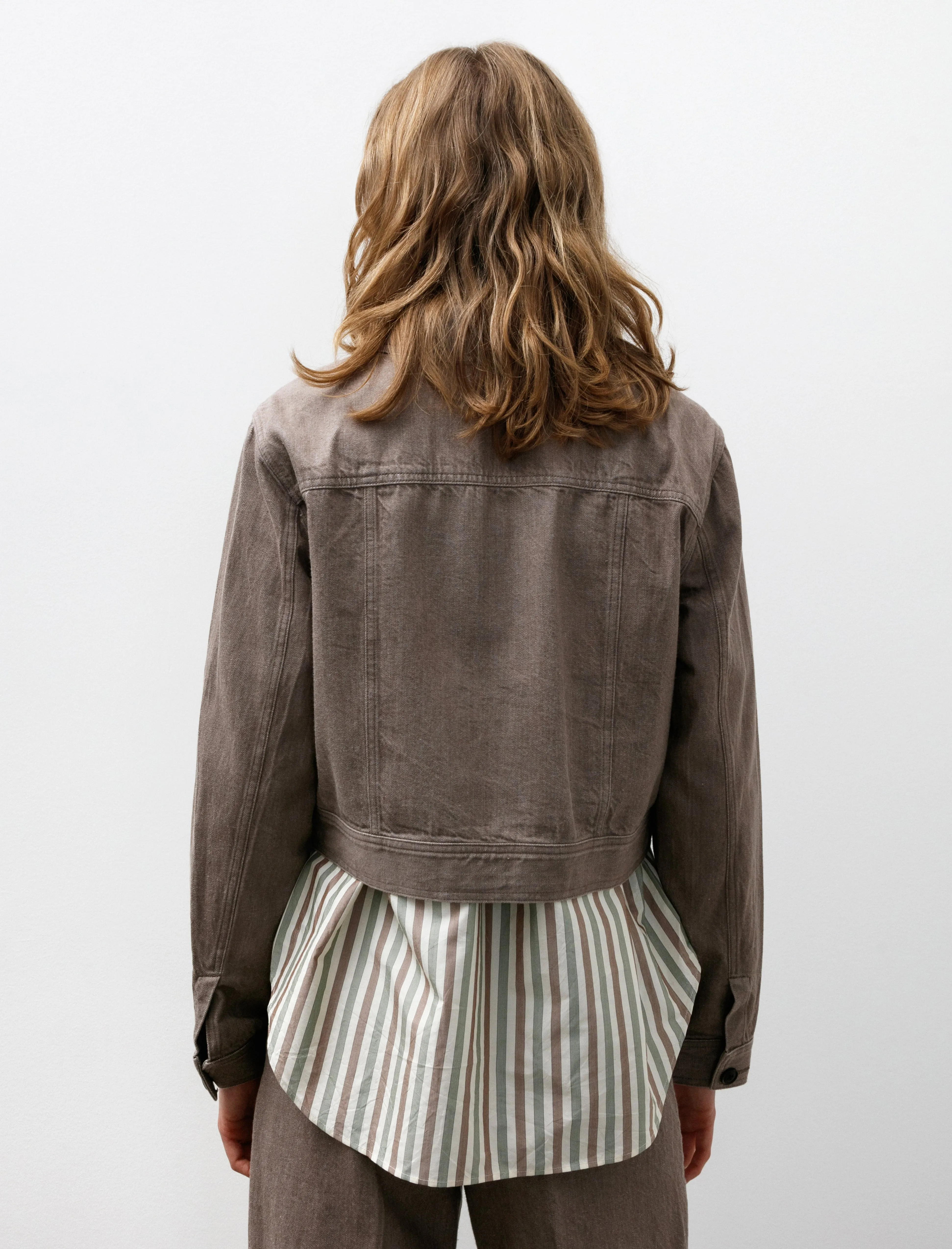 Denim Short Blouson Beige sold by SHOP NEIGHBOR product image thumbnail 5