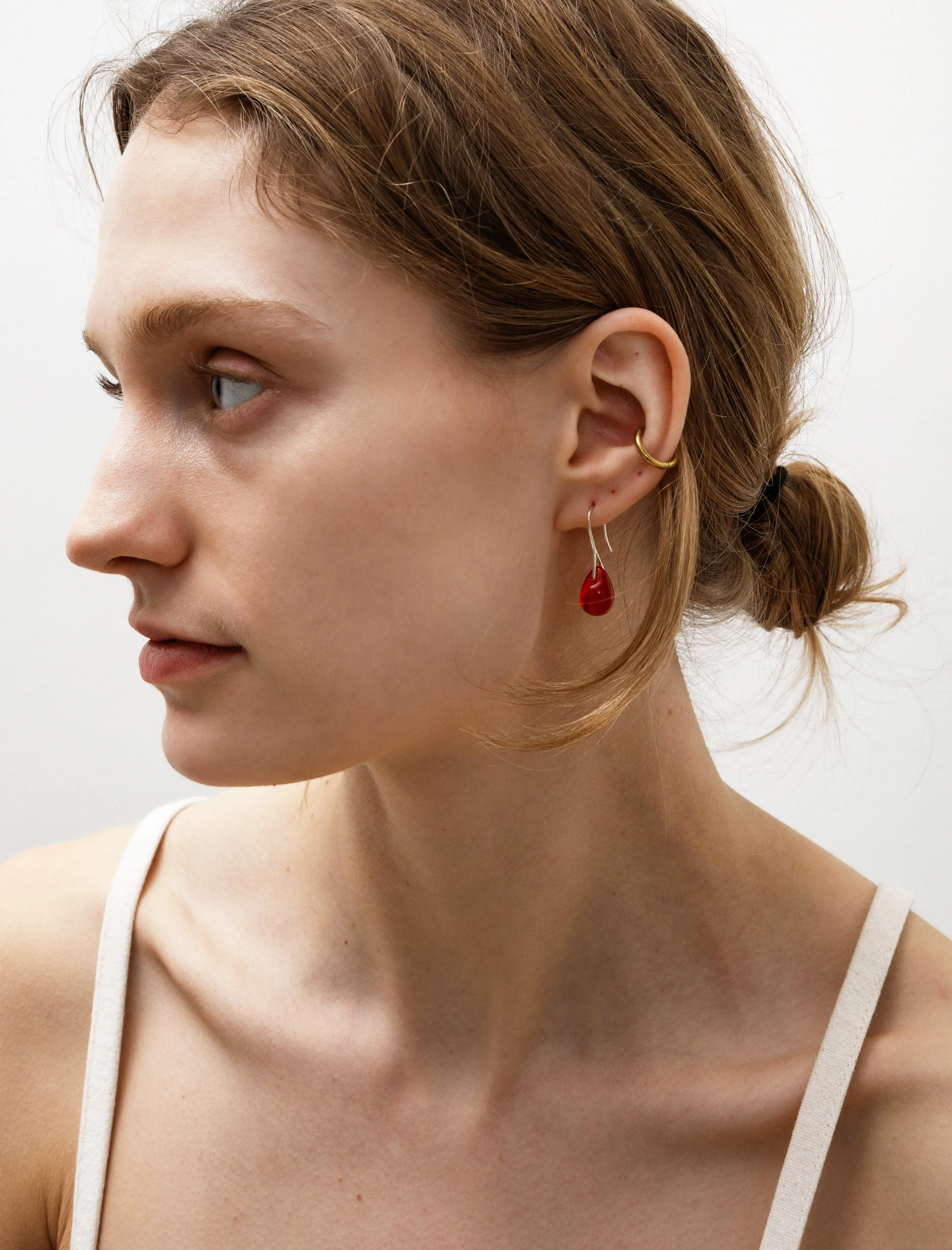Gota Mini Earrings Red sold by SHOP NEIGHBOR product image thumbnail 3
