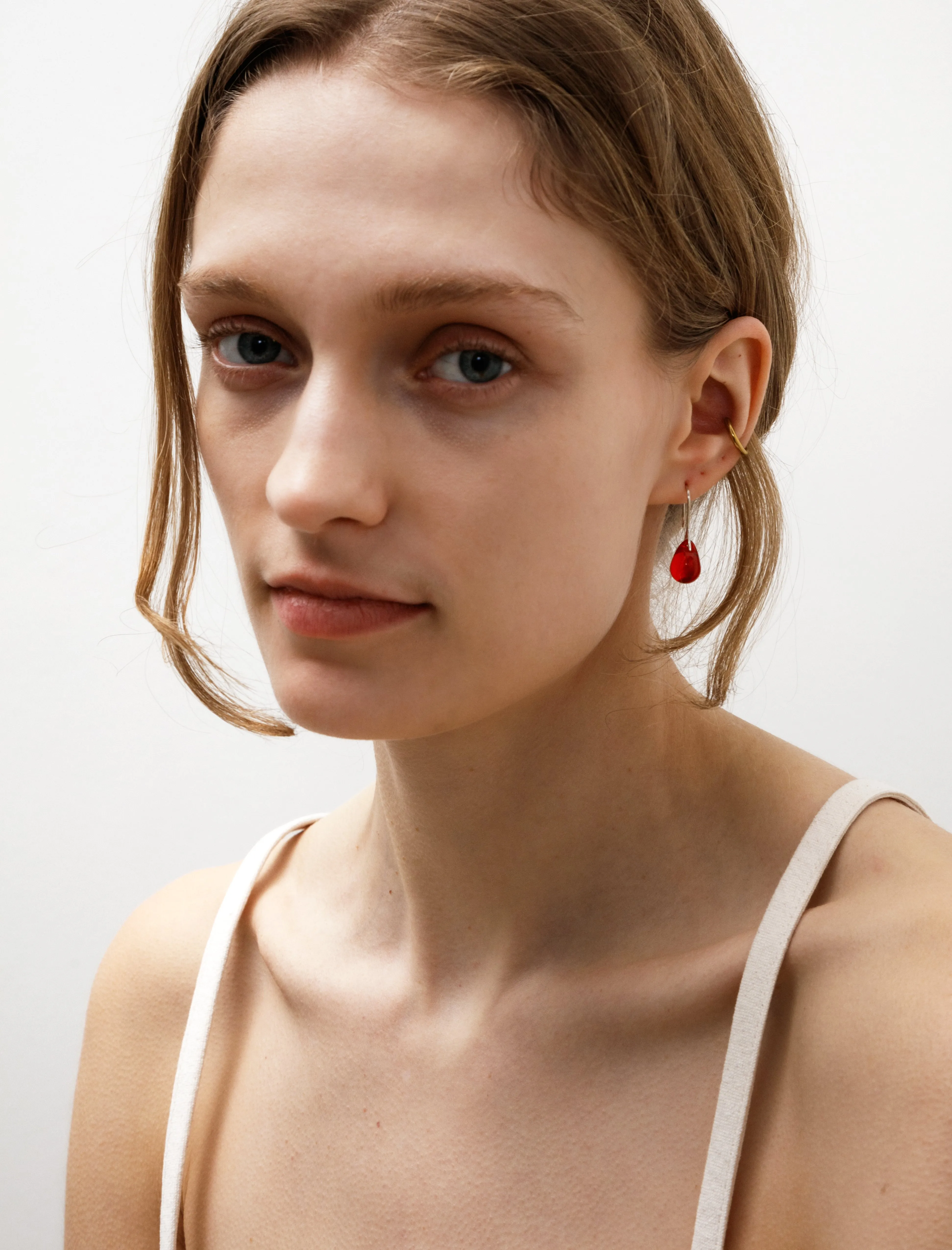 Gota Mini Earrings Red sold by SHOP NEIGHBOR