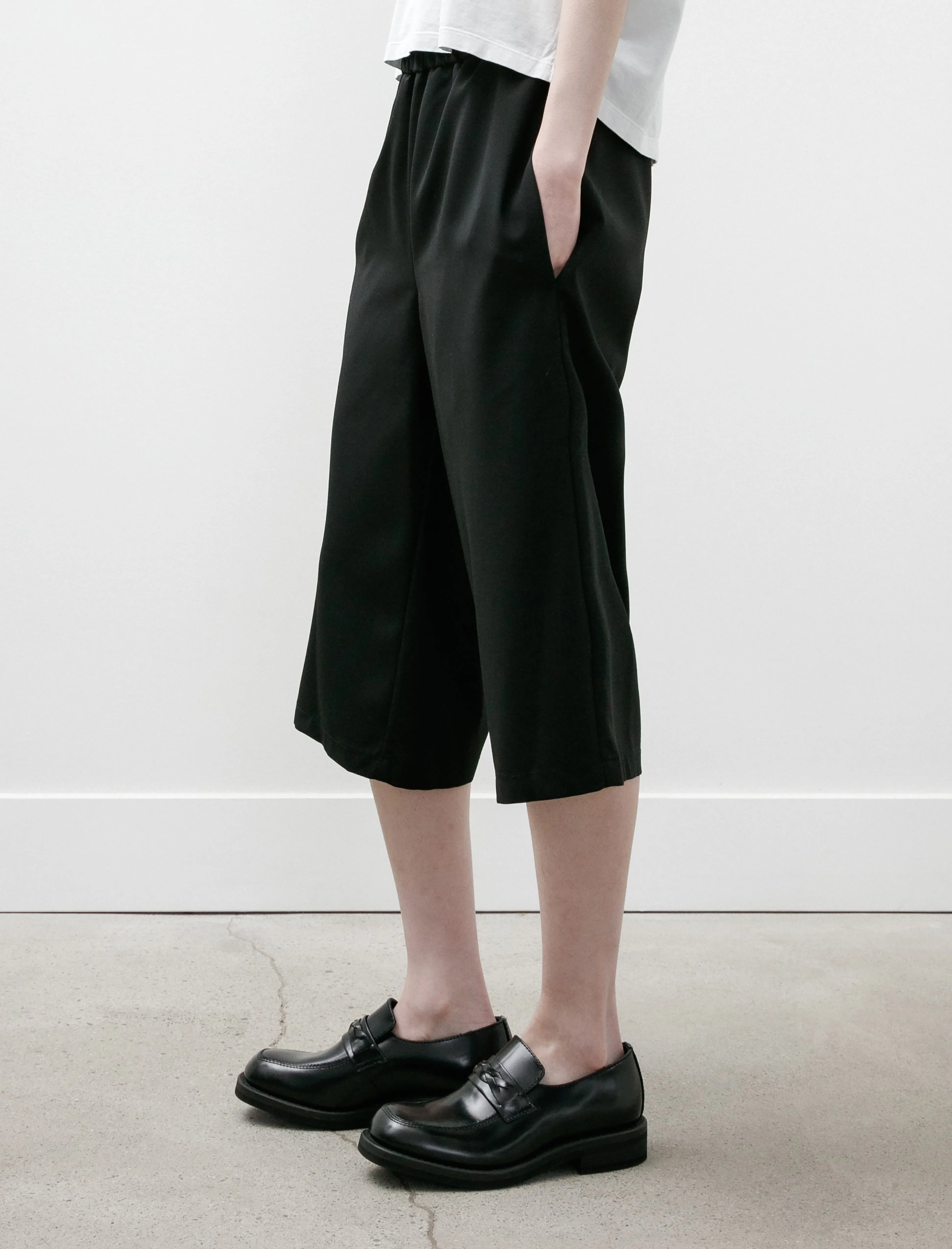 Bermuda Shorts Black Popline Wool sold by SHOP NEIGHBOR product image thumbnail 4