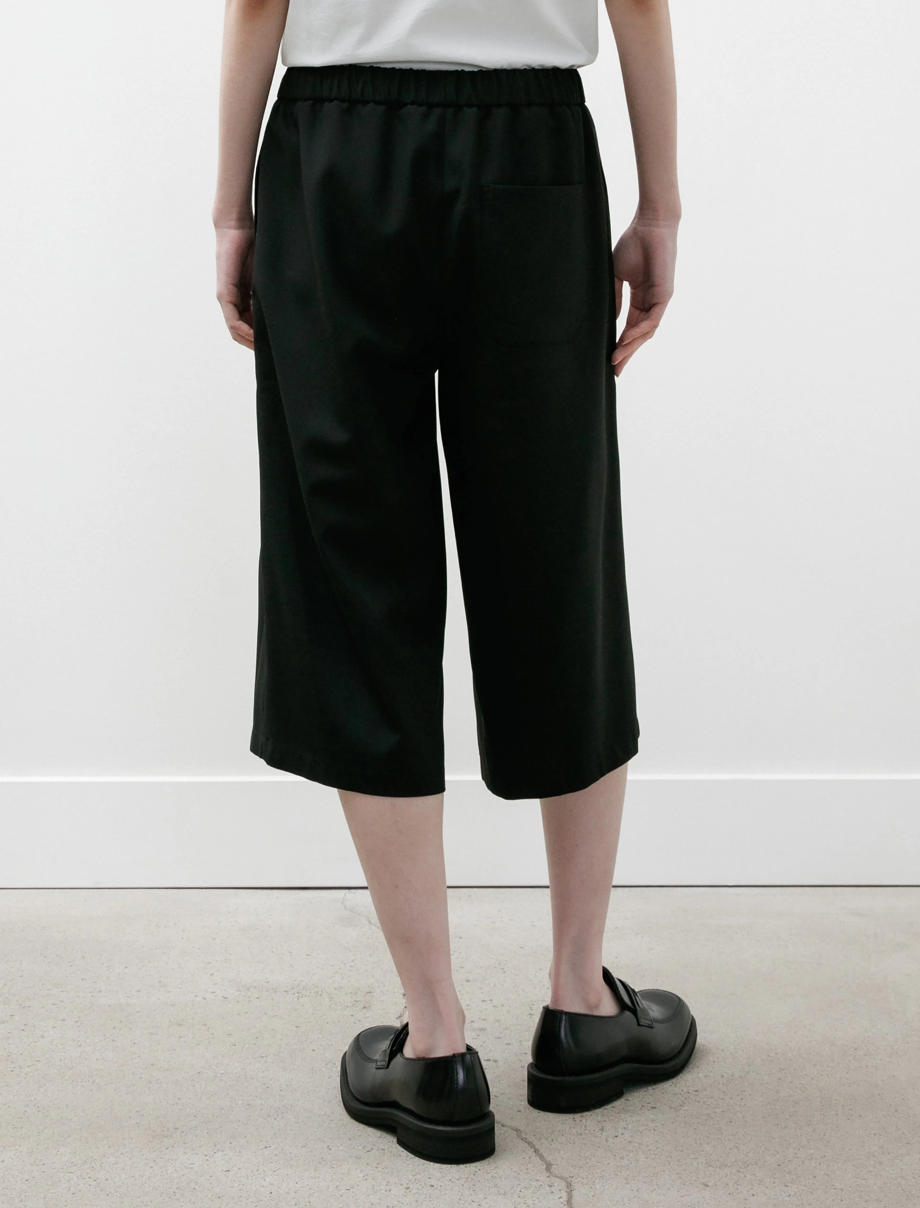 Bermuda Shorts Black Popline Wool sold by SHOP NEIGHBOR product image thumbnail 5