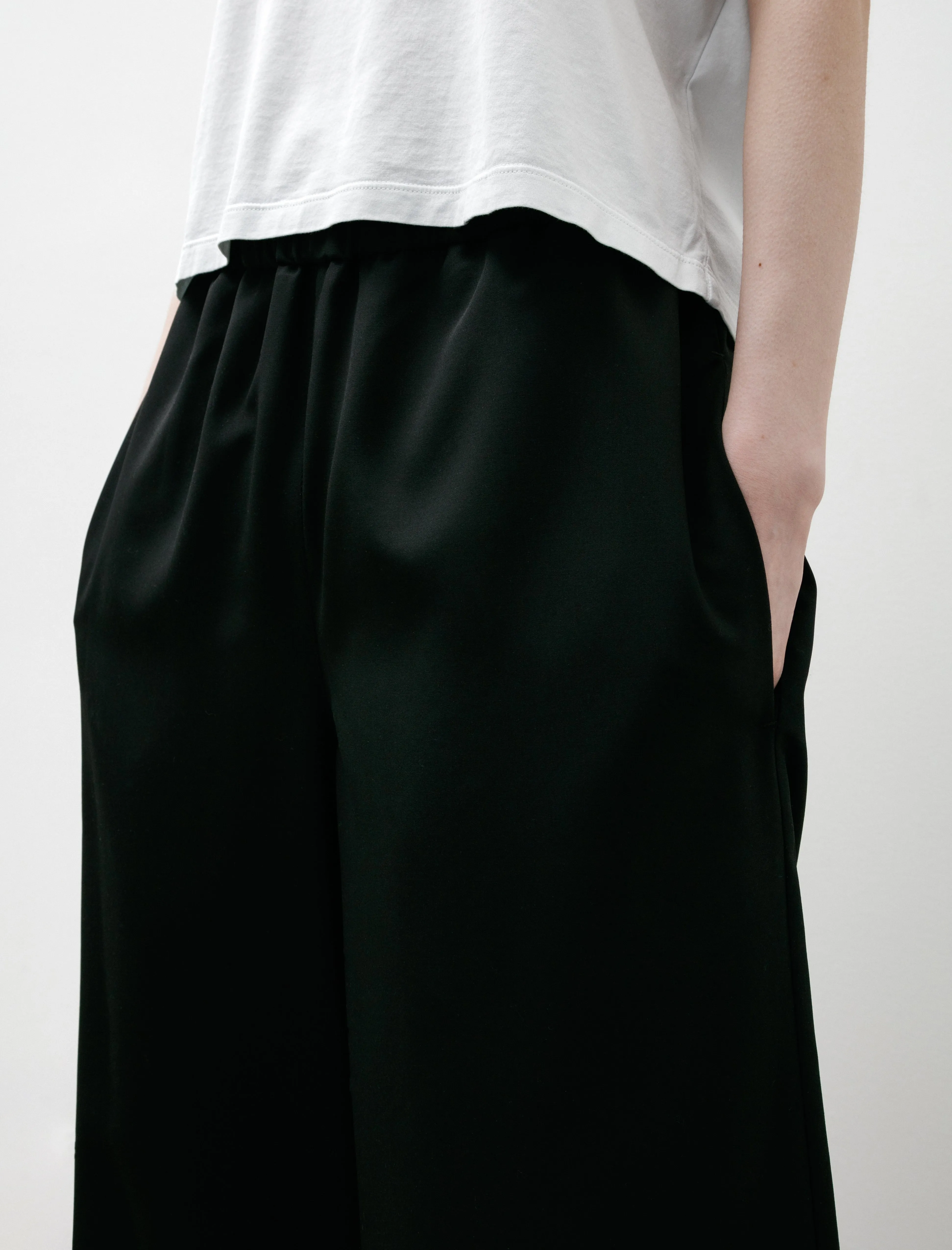 Bermuda Shorts Black Popline Wool sold by SHOP NEIGHBOR product image thumbnail 3