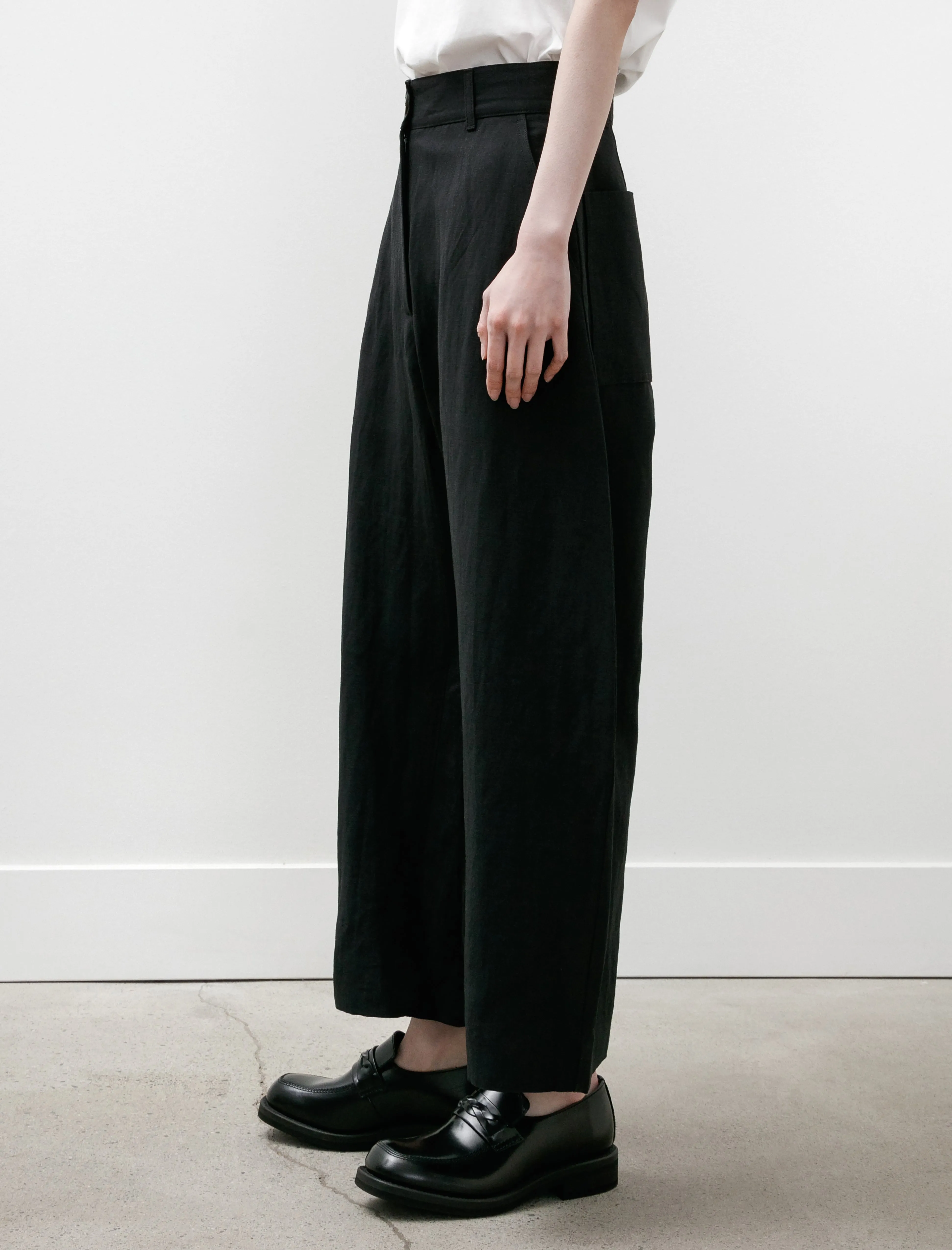 Chalco Wide Crop Pant Darkest Navy sold by SHOP NEIGHBOR product image thumbnail 2