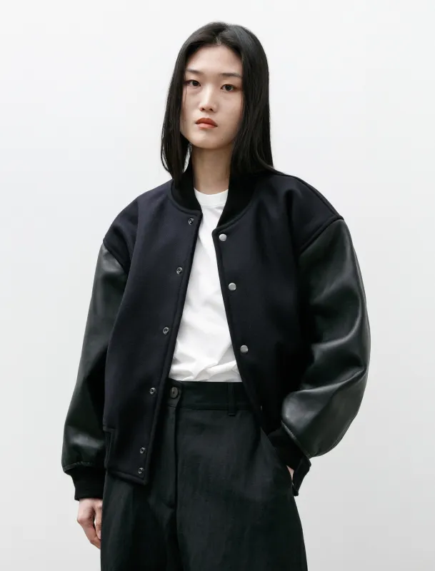 Alph Leather Bomber Darkest Navy sold by SHOP NEIGHBOR
