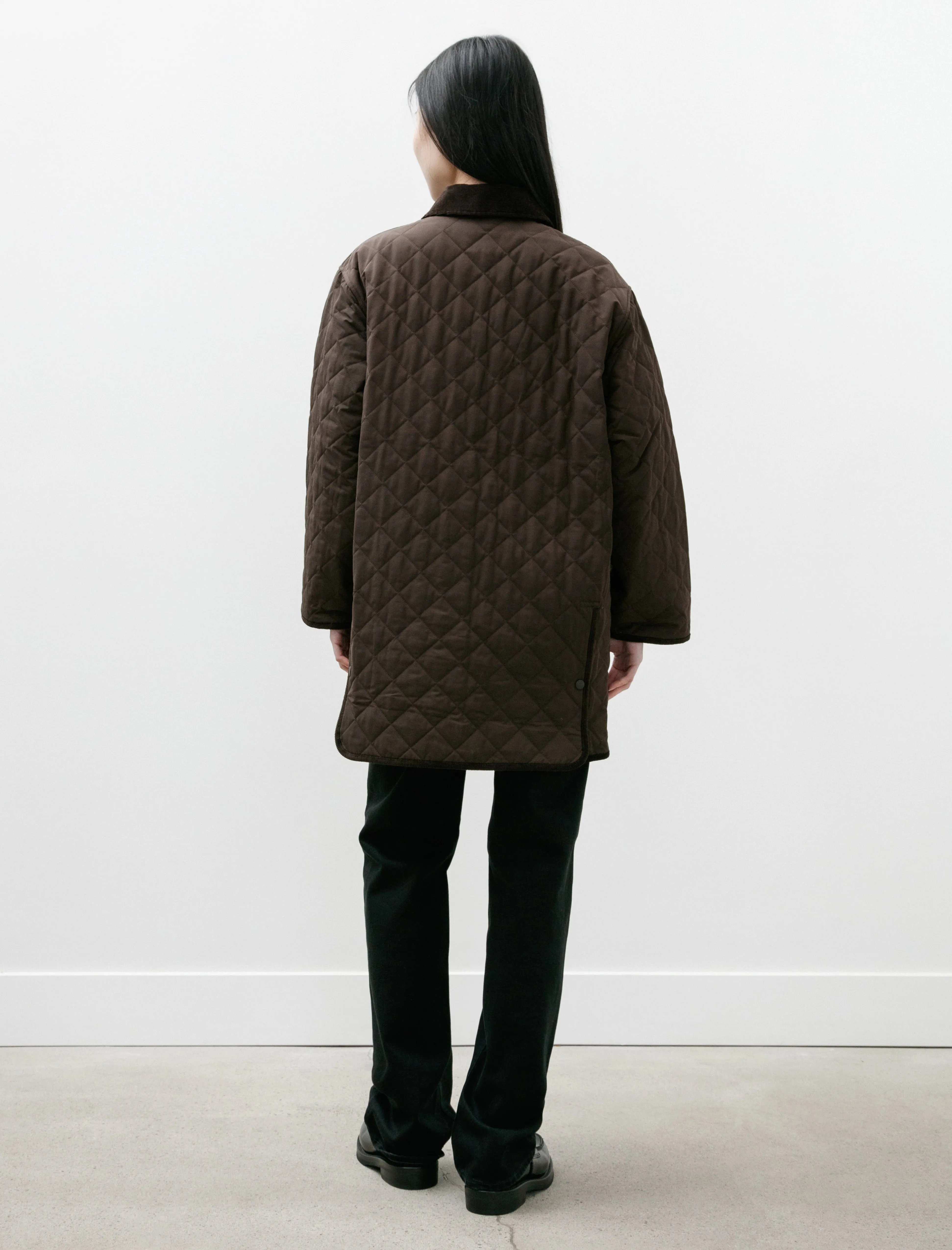 Quilted Barn Jacket Espresso sold by SHOP NEIGHBOR product image thumbnail 4