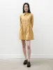 Bella Dress Japanese Striped Cotton Mustard Stripe sold by SHOP NEIGHBOR