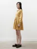Bella Dress Japanese Striped Cotton Mustard Stripe sold by SHOP NEIGHBOR