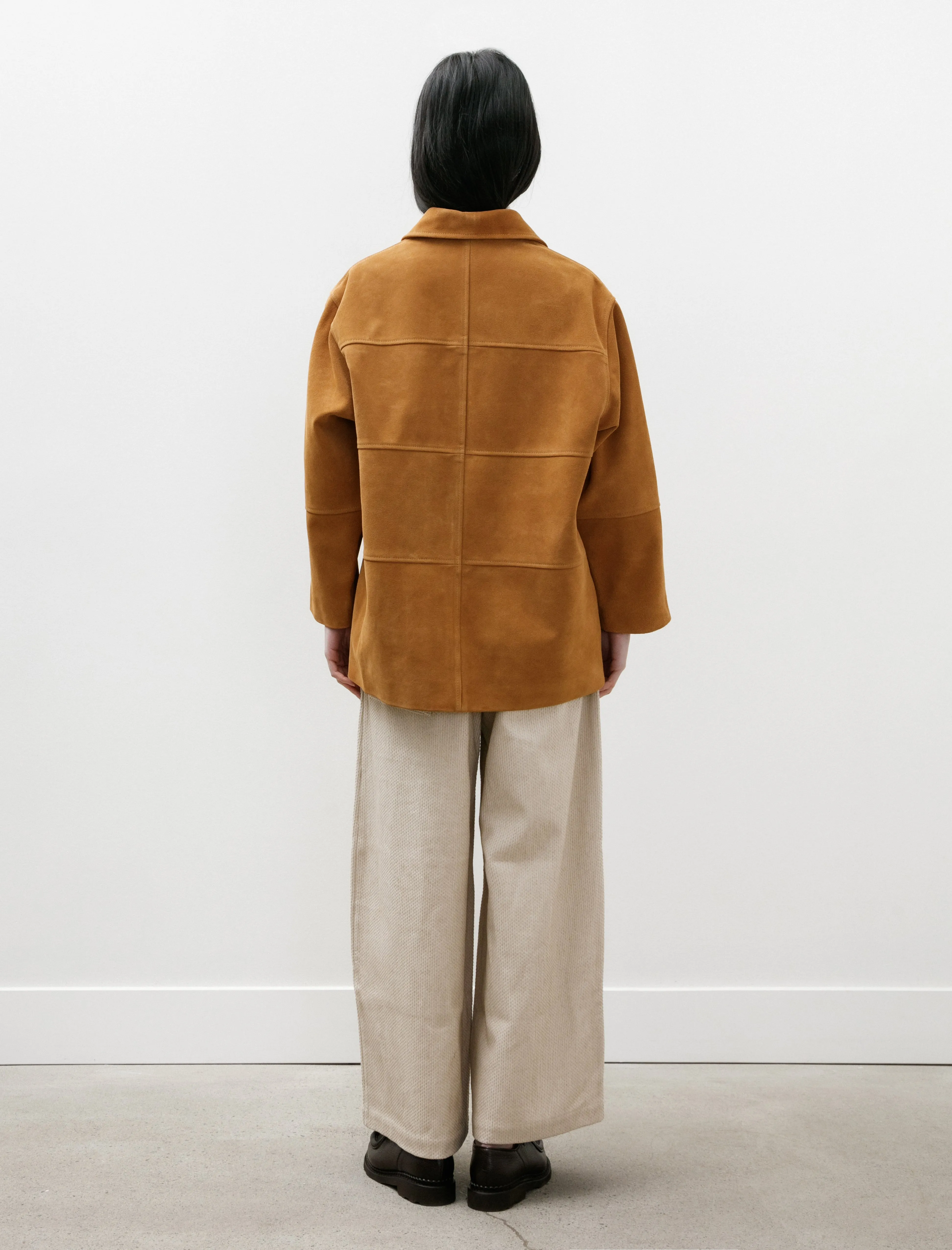 Quinn Jacket Panelled Suede Moroccan Flame sold by SHOP NEIGHBOR product image thumbnail 5