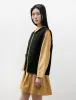 Ella Vest Suede Check Black With Contrast Trim sold by SHOP NEIGHBOR