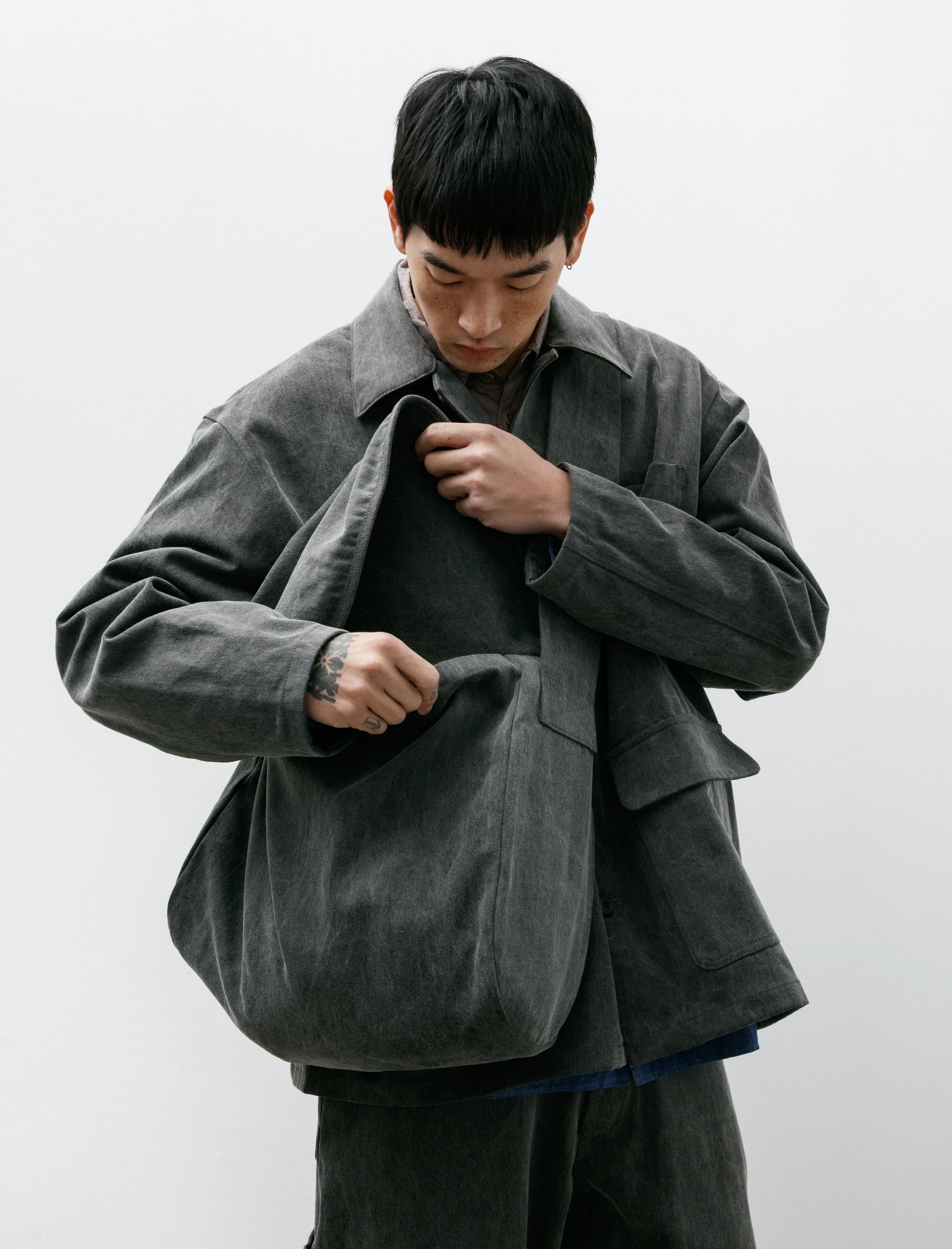 R18 Jebok-9 Sumi Organic Denim Bag sold by SHOP NEIGHBOR product image thumbnail 4