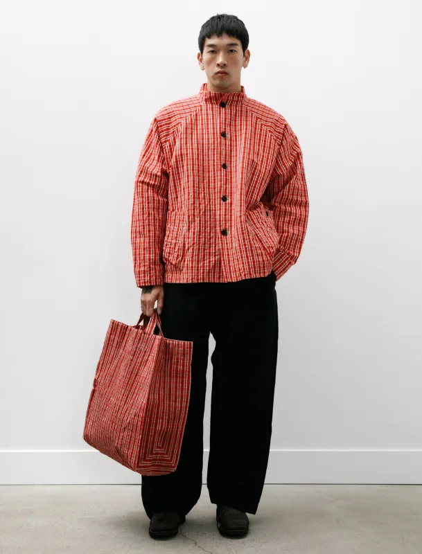 Vegetables on a Sunday Red Kelsch Cloth made by SHOP NEIGHBOR