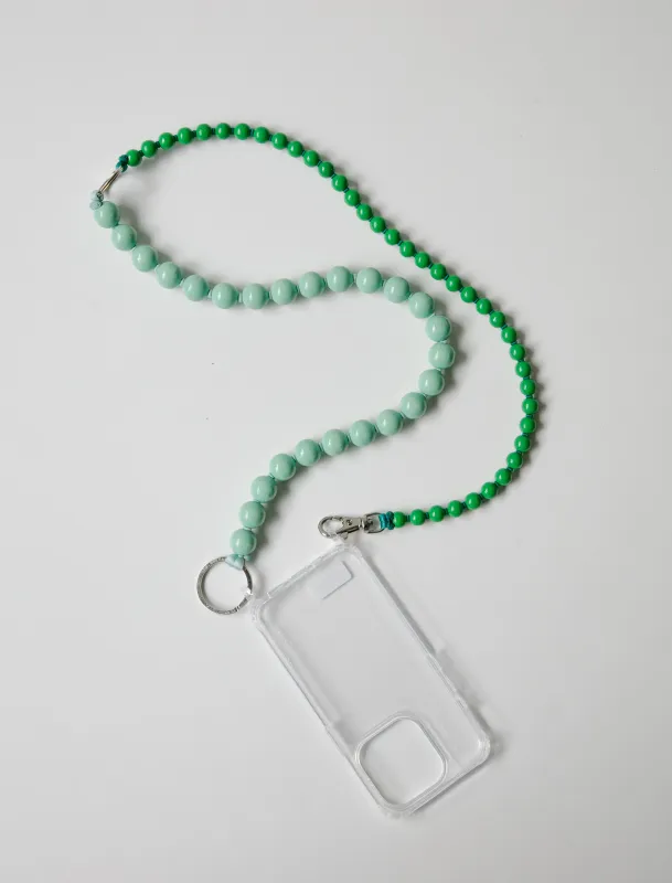 Handykette Phone Double Chain Long Pastel Green/Green sold by SHOP NEIGHBOR