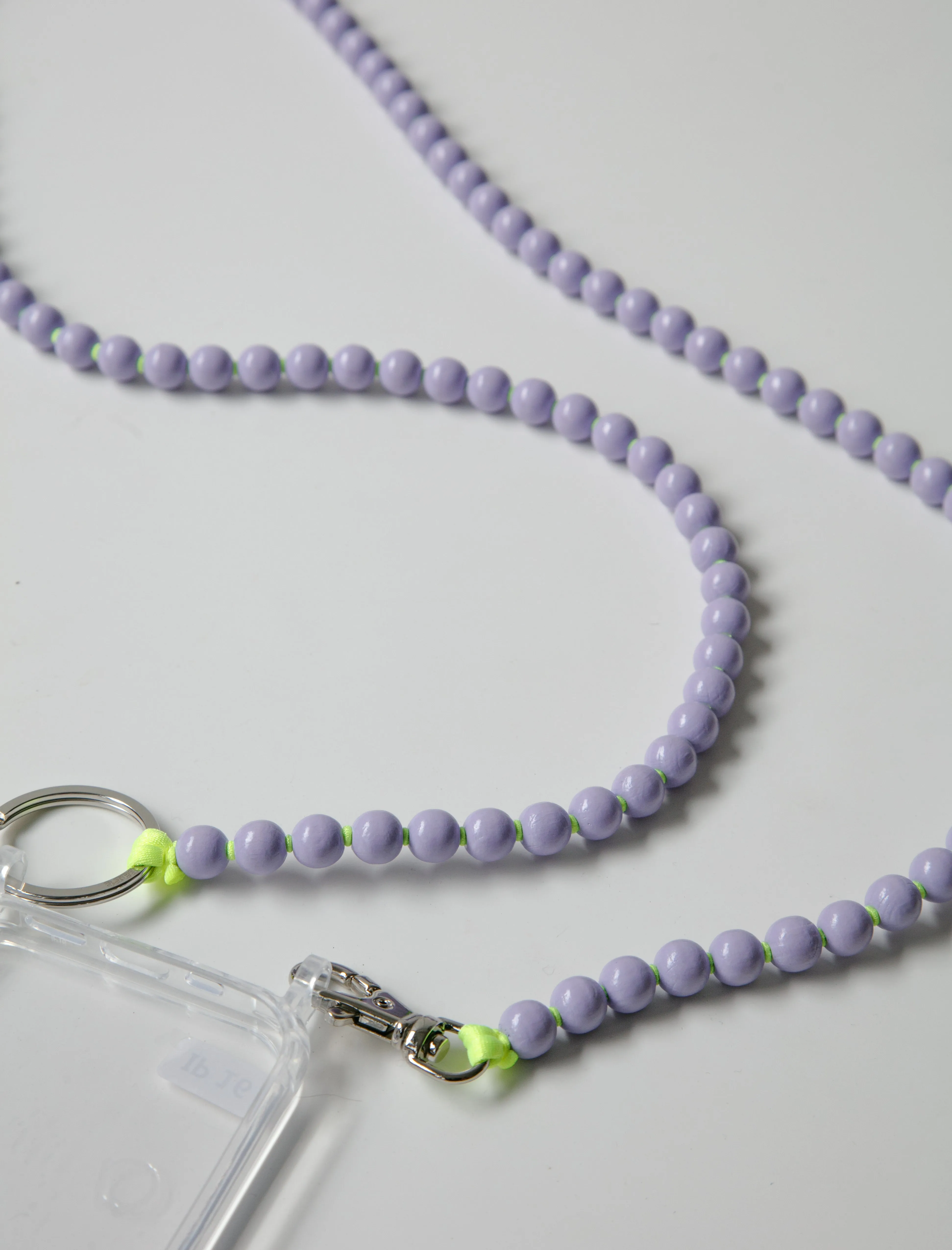 Handykette Phone Necklace Lilac/Neon Yellow sold by SHOP NEIGHBOR product image thumbnail 2