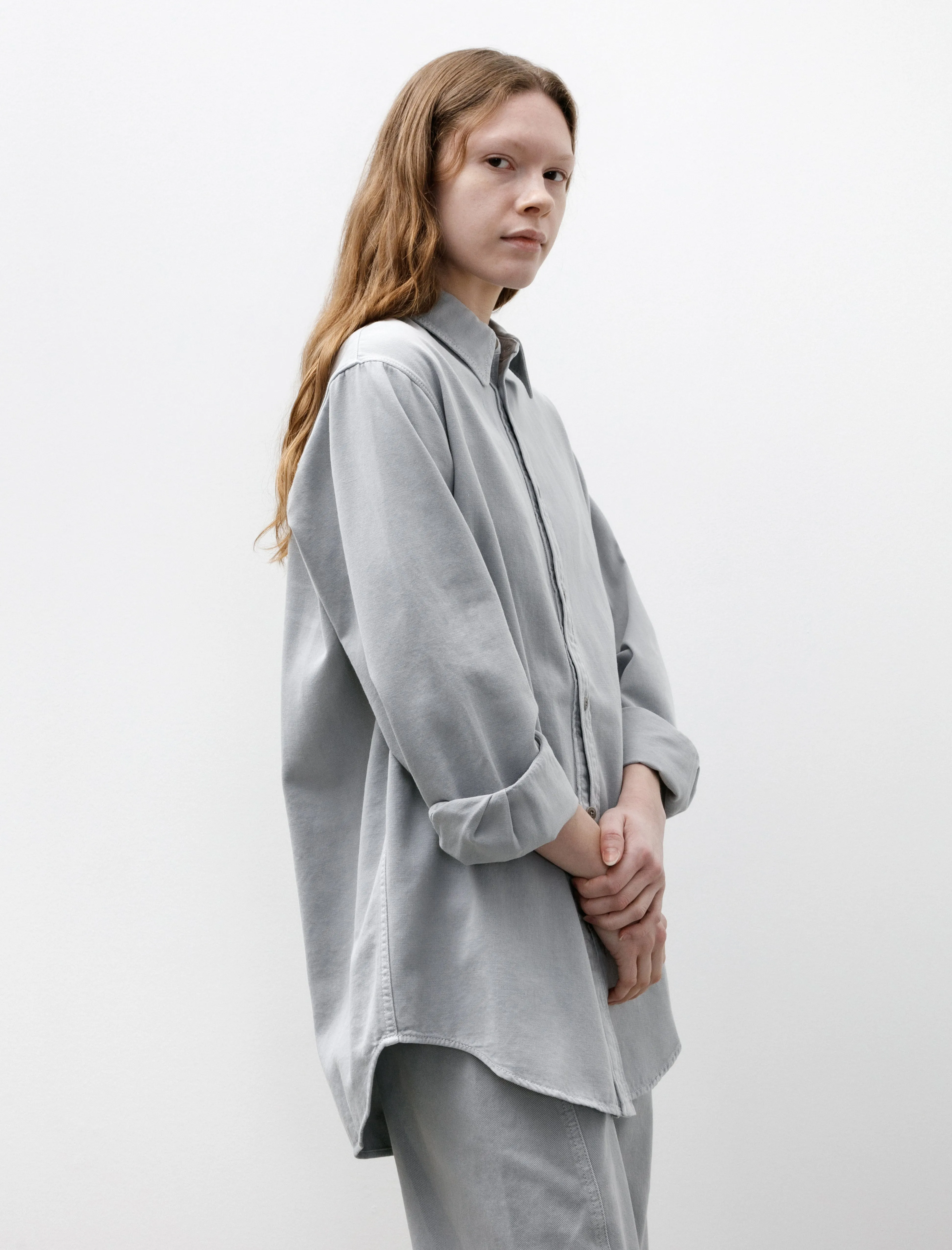 Relaxed Shirt Snowy Blue Grey sold by SHOP NEIGHBOR product image thumbnail 2