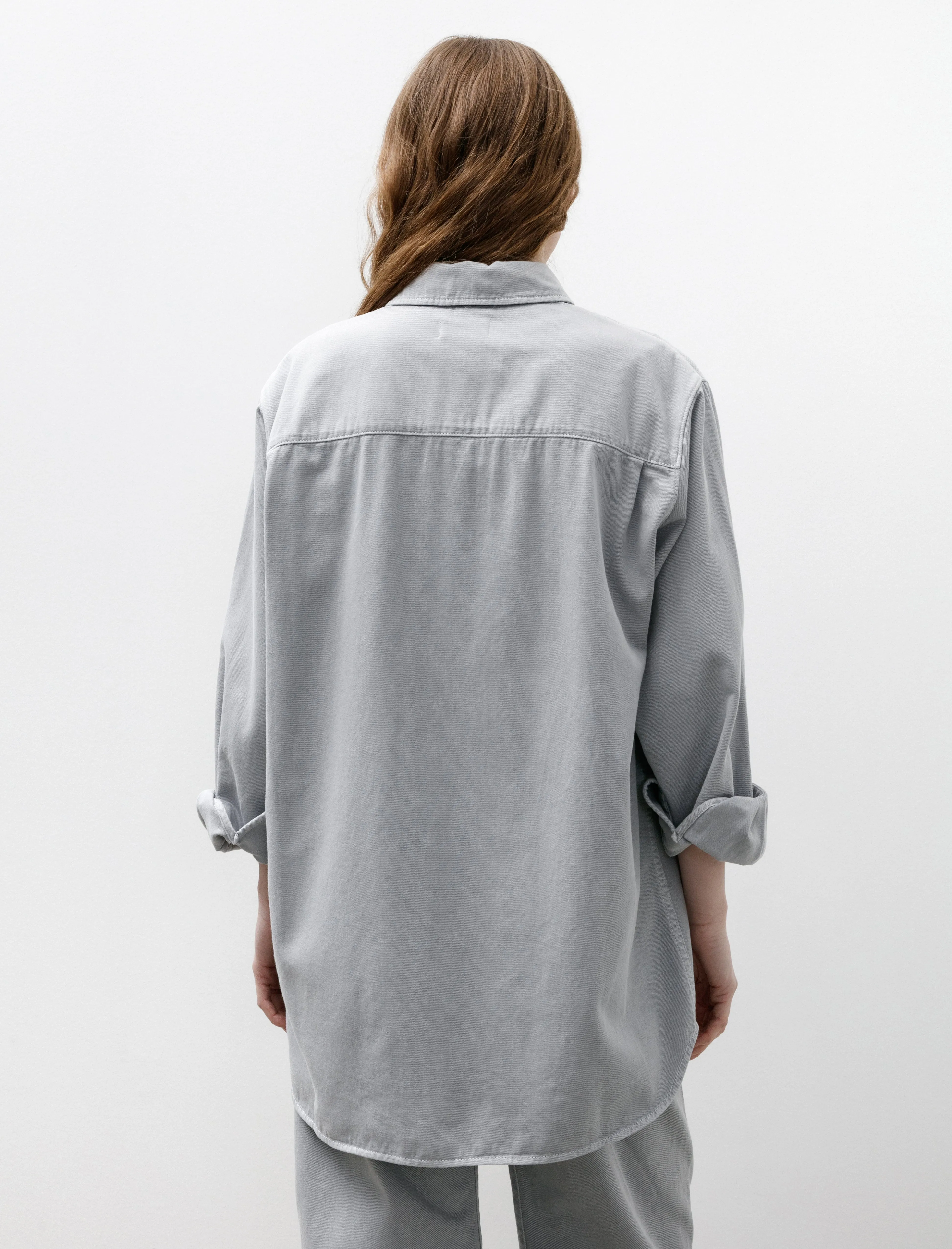 Relaxed Shirt Snowy Blue Grey sold by SHOP NEIGHBOR product image thumbnail 4