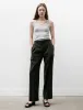 Belted Relaxed Pants Dark Espresso sold by SHOP NEIGHBOR