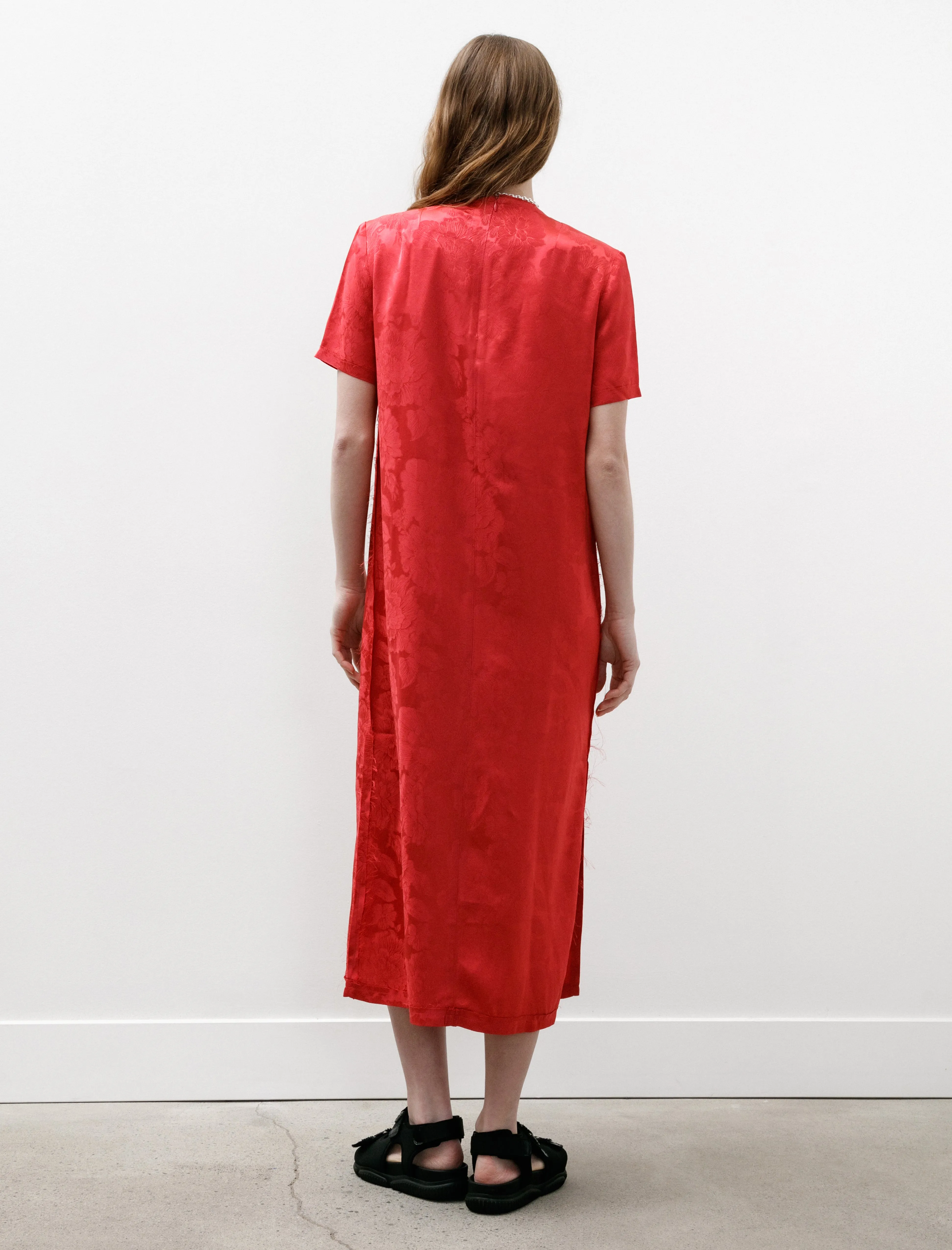 Floral Split Dress Pink sold by SHOP NEIGHBOR product image thumbnail 5