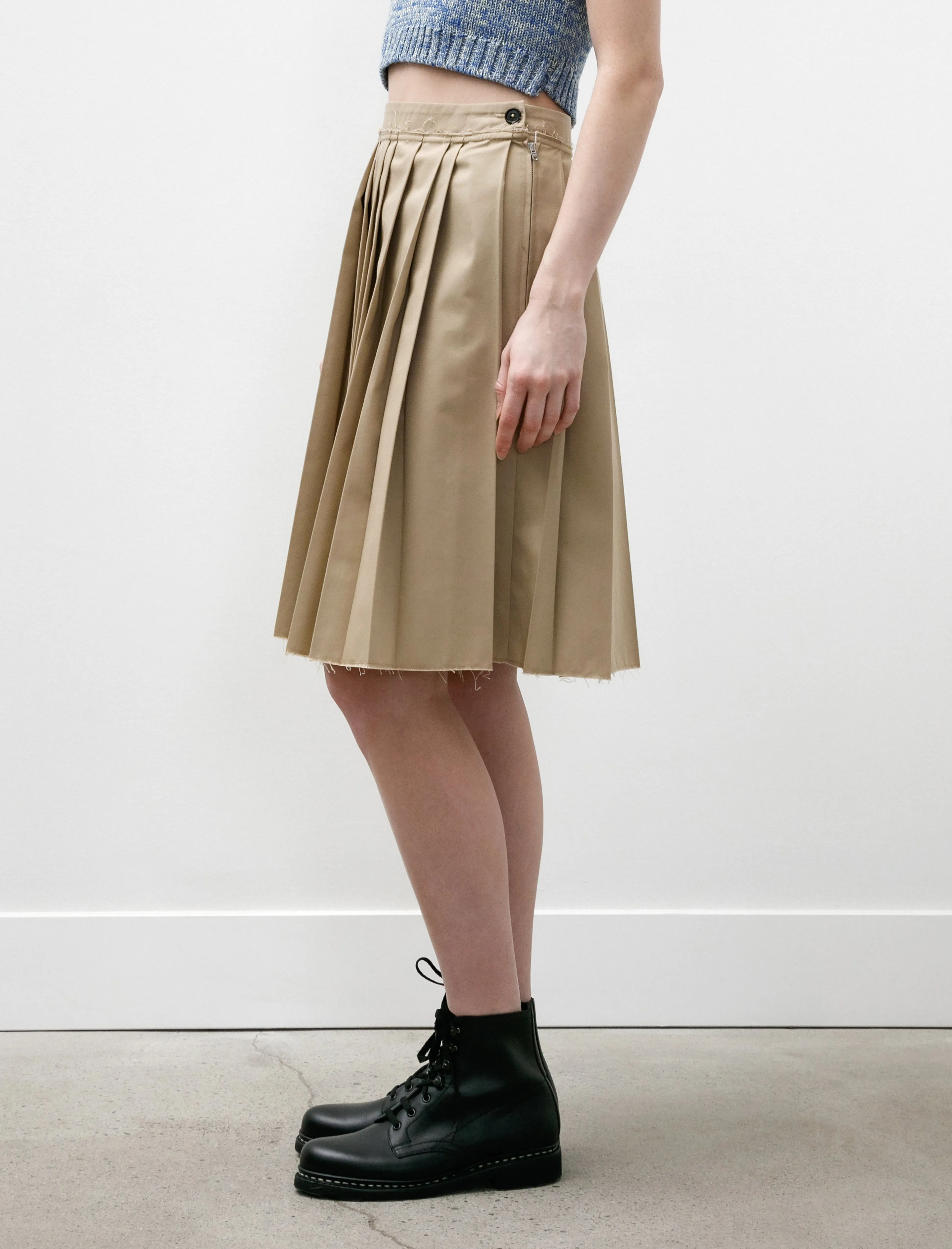 Pleat Skirt Sand sold by SHOP NEIGHBOR product image thumbnail 4