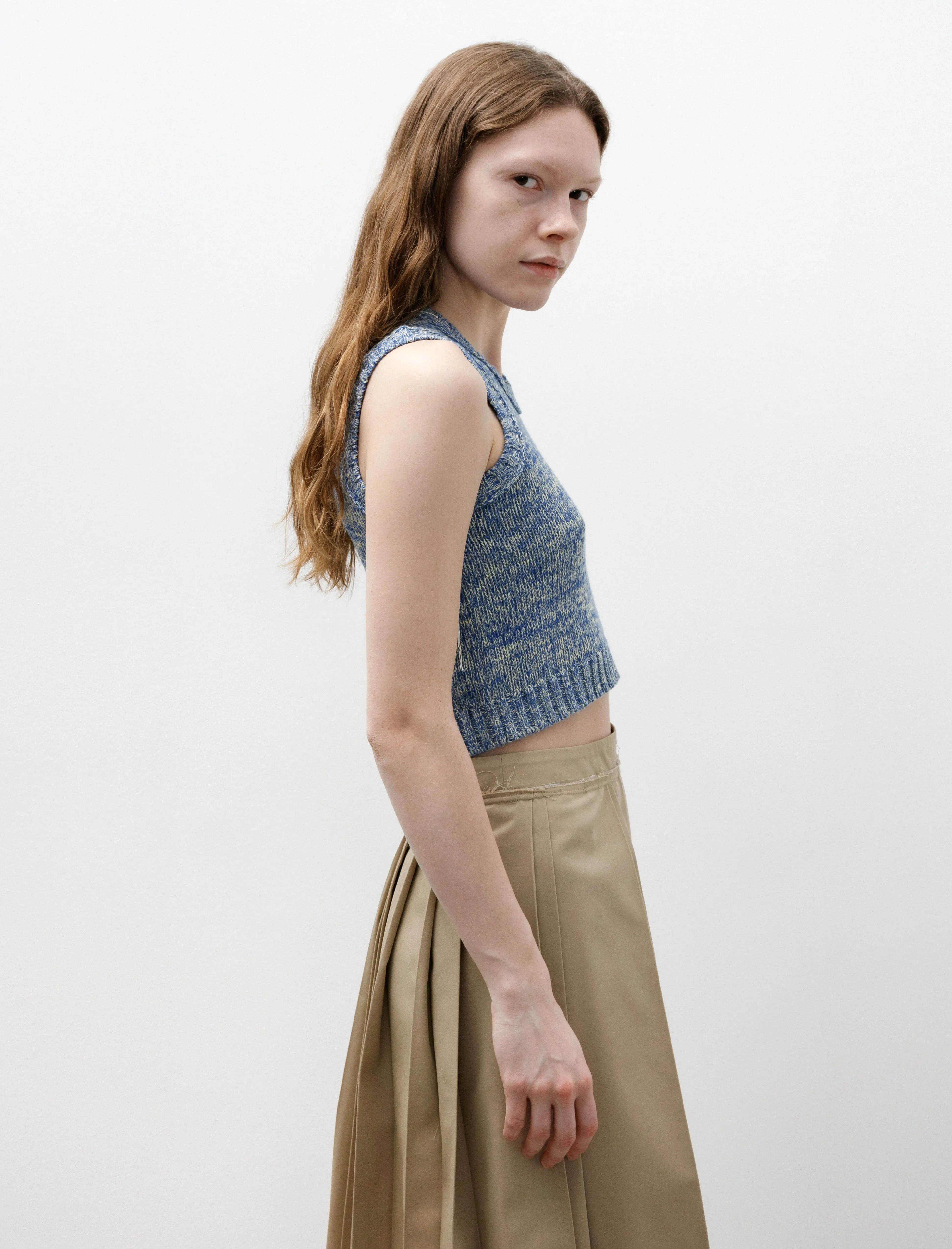 Fitted Spencer Vest Blue Yellow sold by SHOP NEIGHBOR product image thumbnail 2