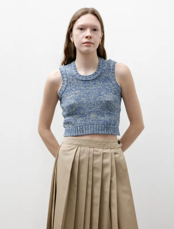 Fitted Spencer Vest Blue Yellow sold by SHOP NEIGHBOR